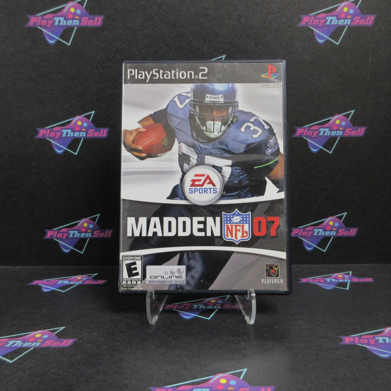 Madden NFL 07 PS2 PlayStation 2 Rental Art - 1 Year Warranty Game & Case