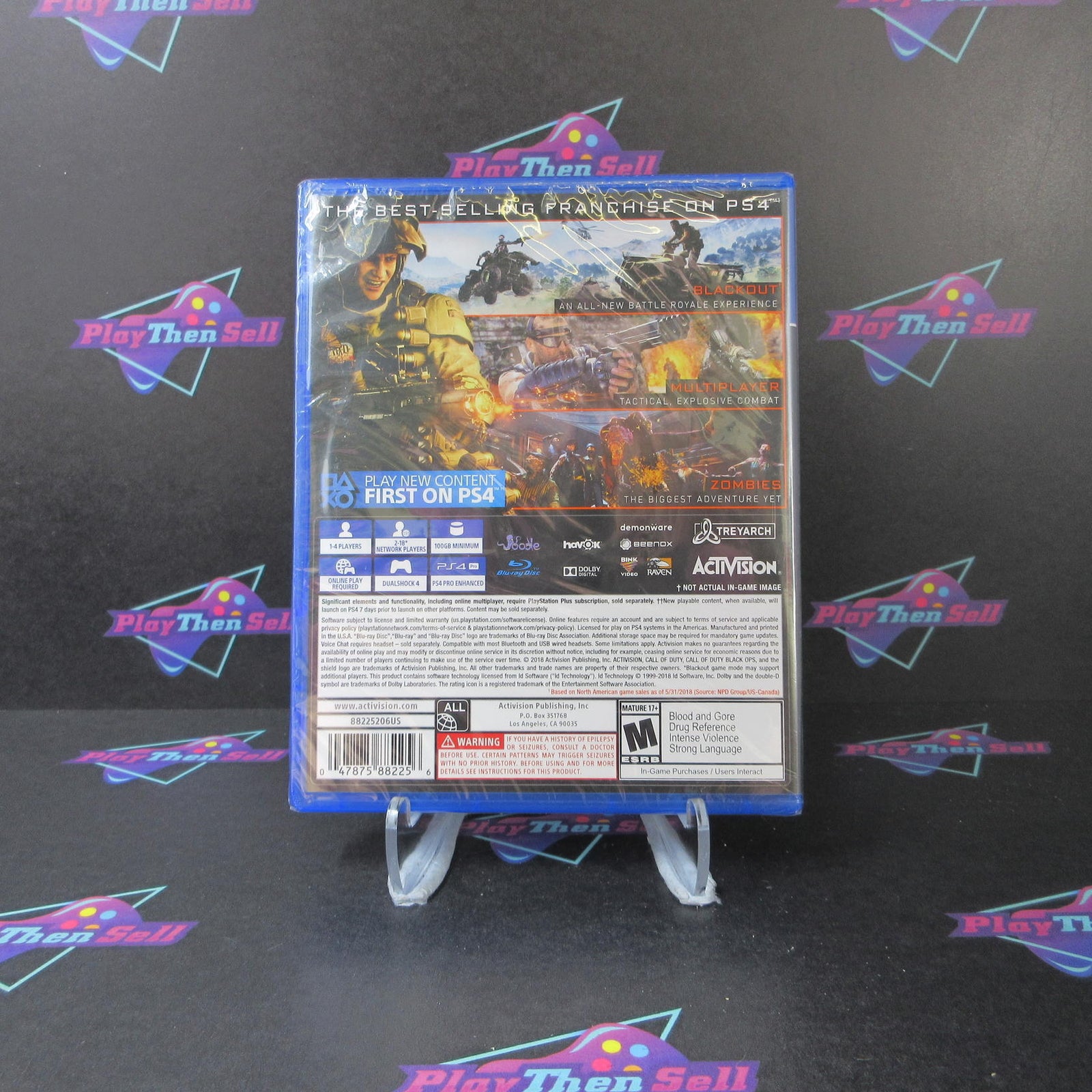 Call of Duty Black Ops 4 - PS4 PlayStation 4 Brand New - Sealed