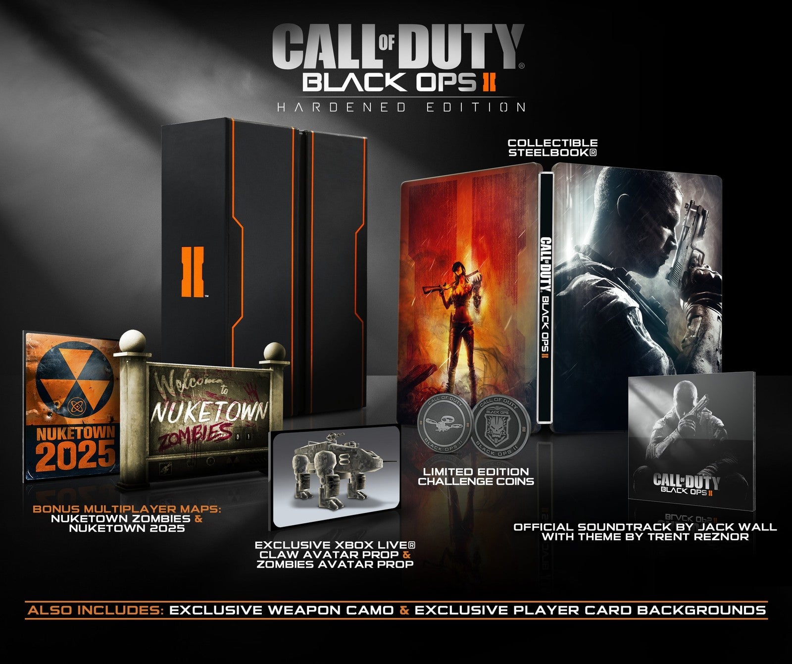 Call of Duty Black Ops II Hardened Edition Xbox 360 Complete  - 1 Year Warrant..