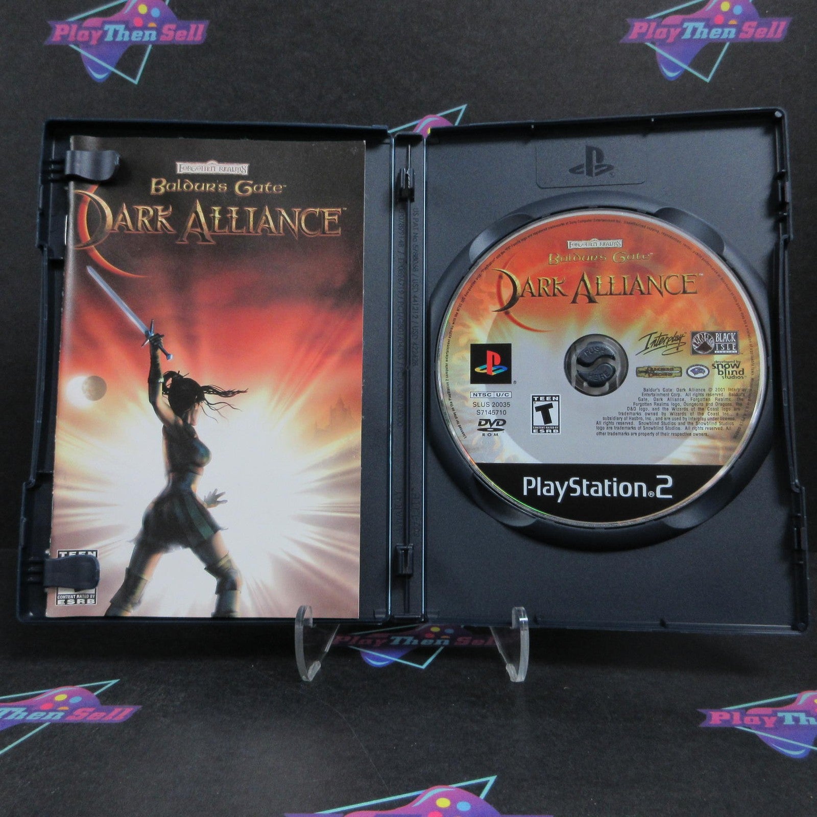 Baldur's Gate Dark Alliance PS2 PlayStation 2 Complete - 1 Year Warranty EX Cond