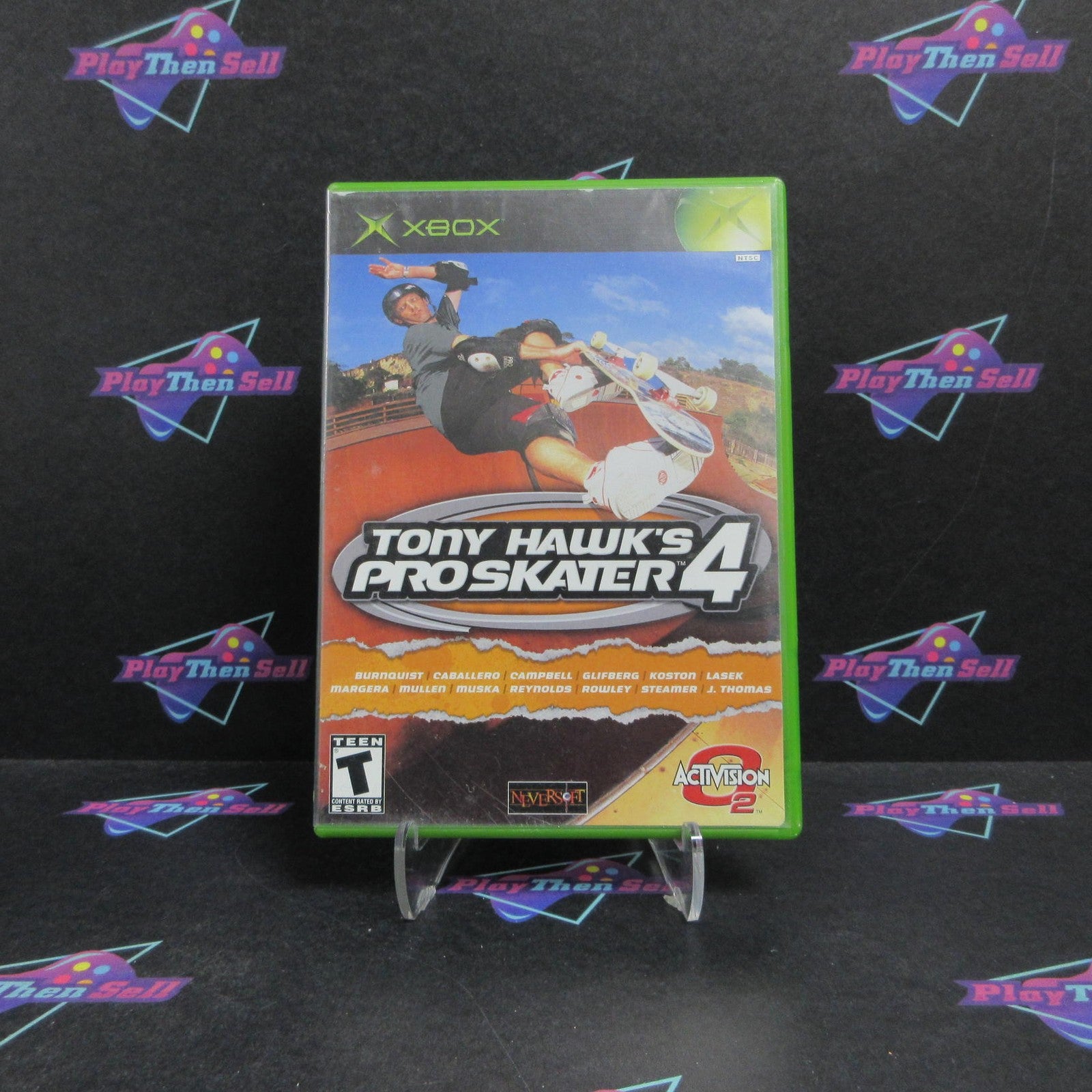 Tony Hawk's Pro Skater 4 Xbox + Reg Card Complete - 1 Year Warranty VG