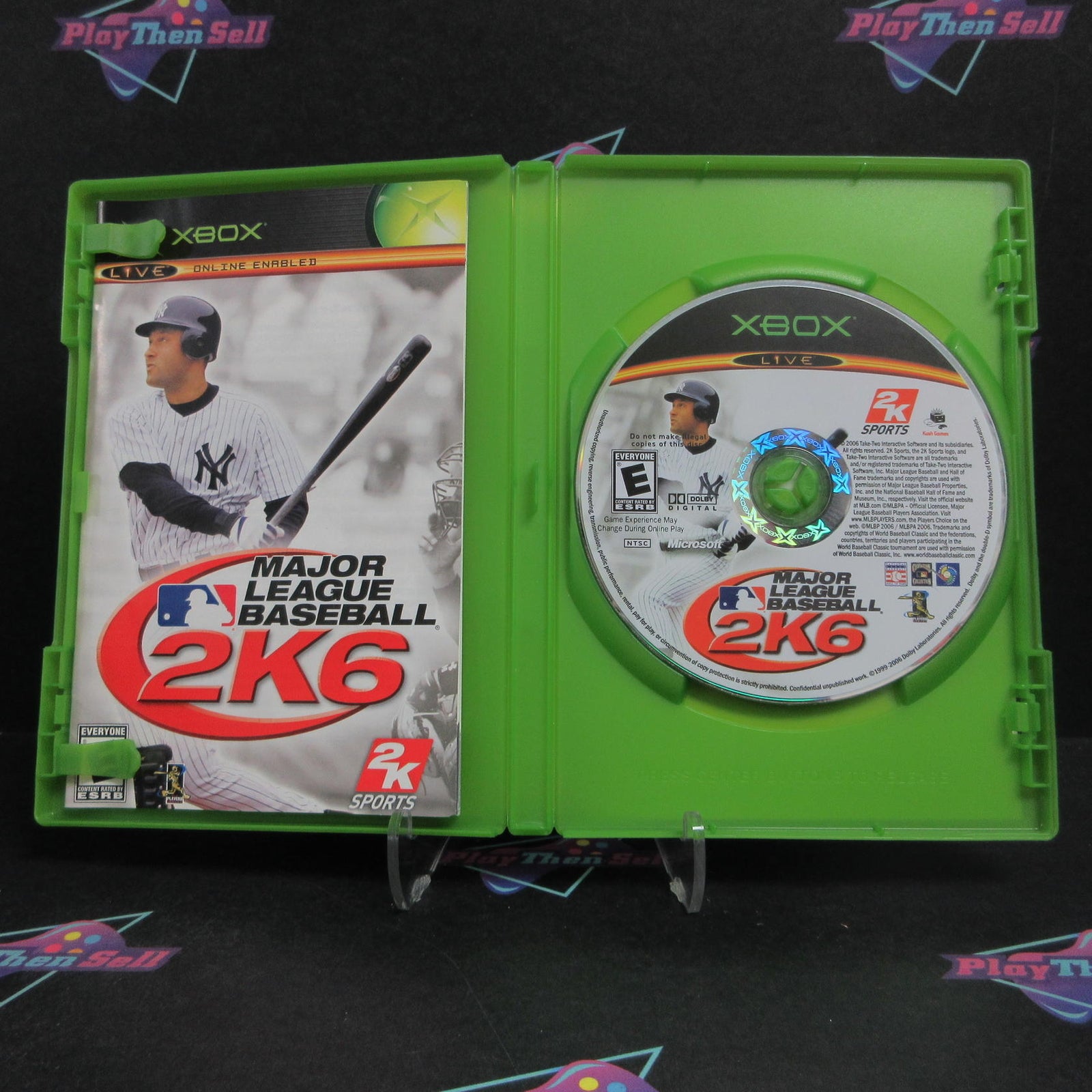 Major League Baseball 2K6 Xbox + Reg Card Complete - 1 Year Warranty VG