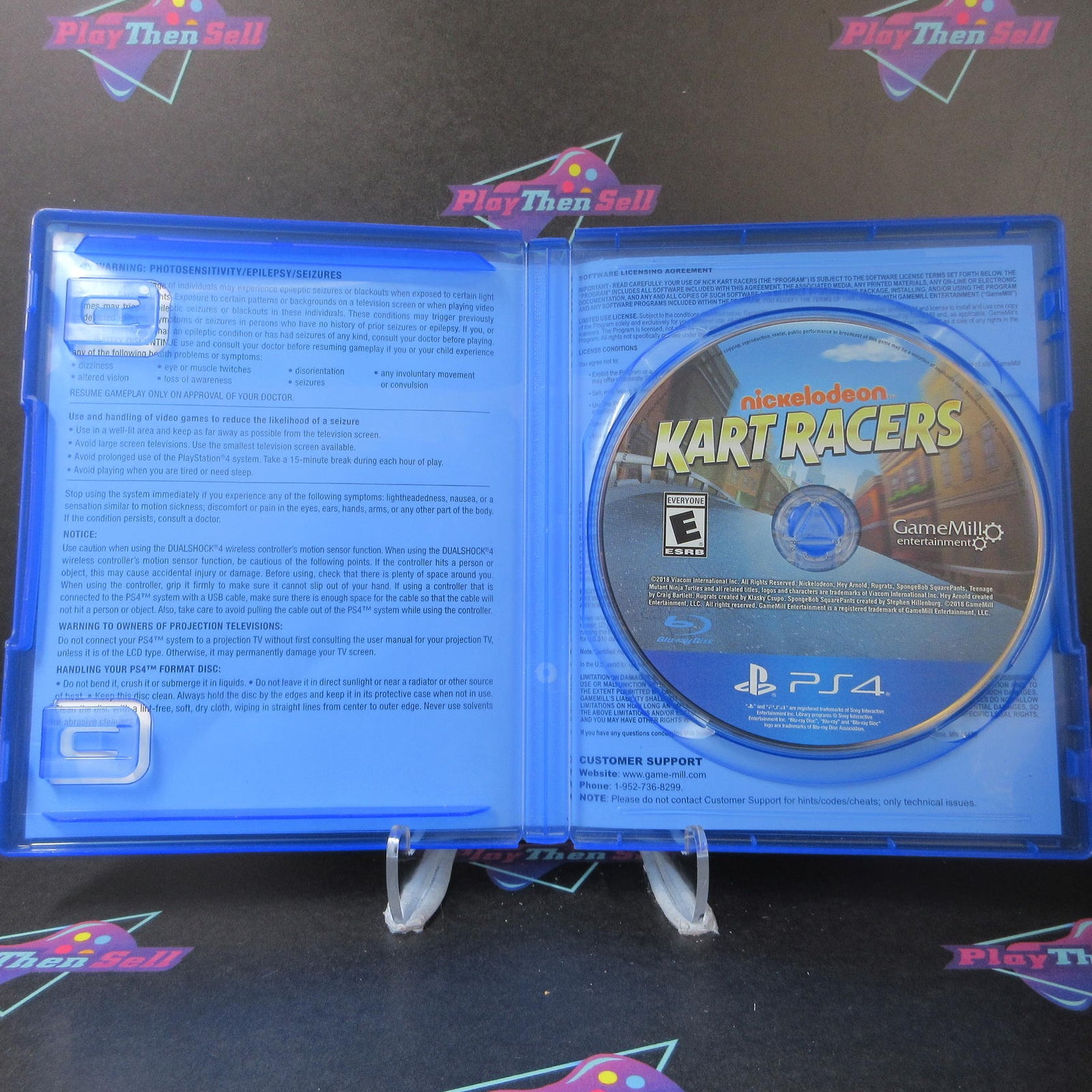 Nickelodeon Kart Racers PS4 PlayStation 4 Complete - 1 Year Warranty VG