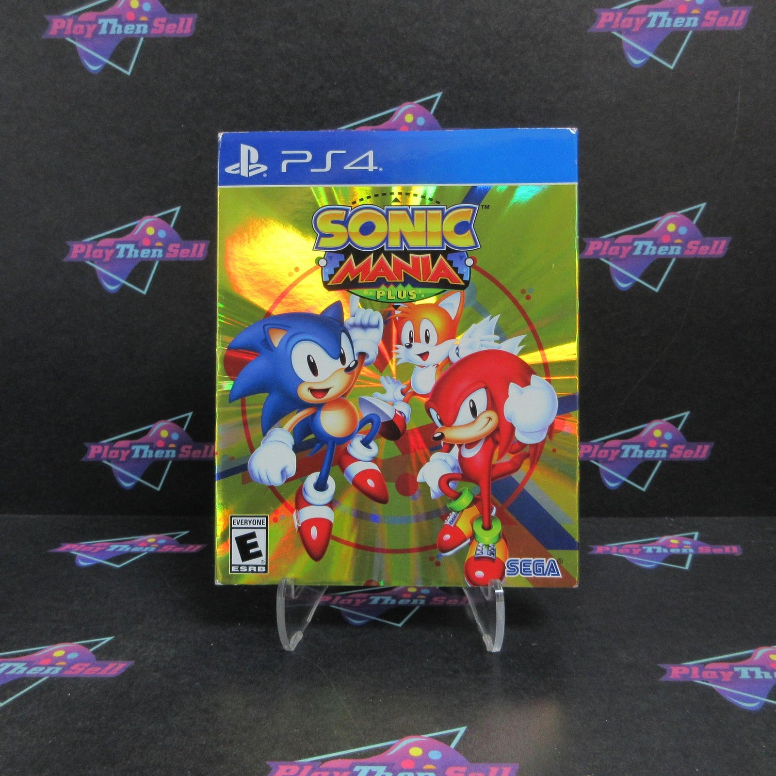 Sonic Mania Plus PS4 PlayStation 4 + Sleeve / Art Book Complete  - 1 Year Warr..
