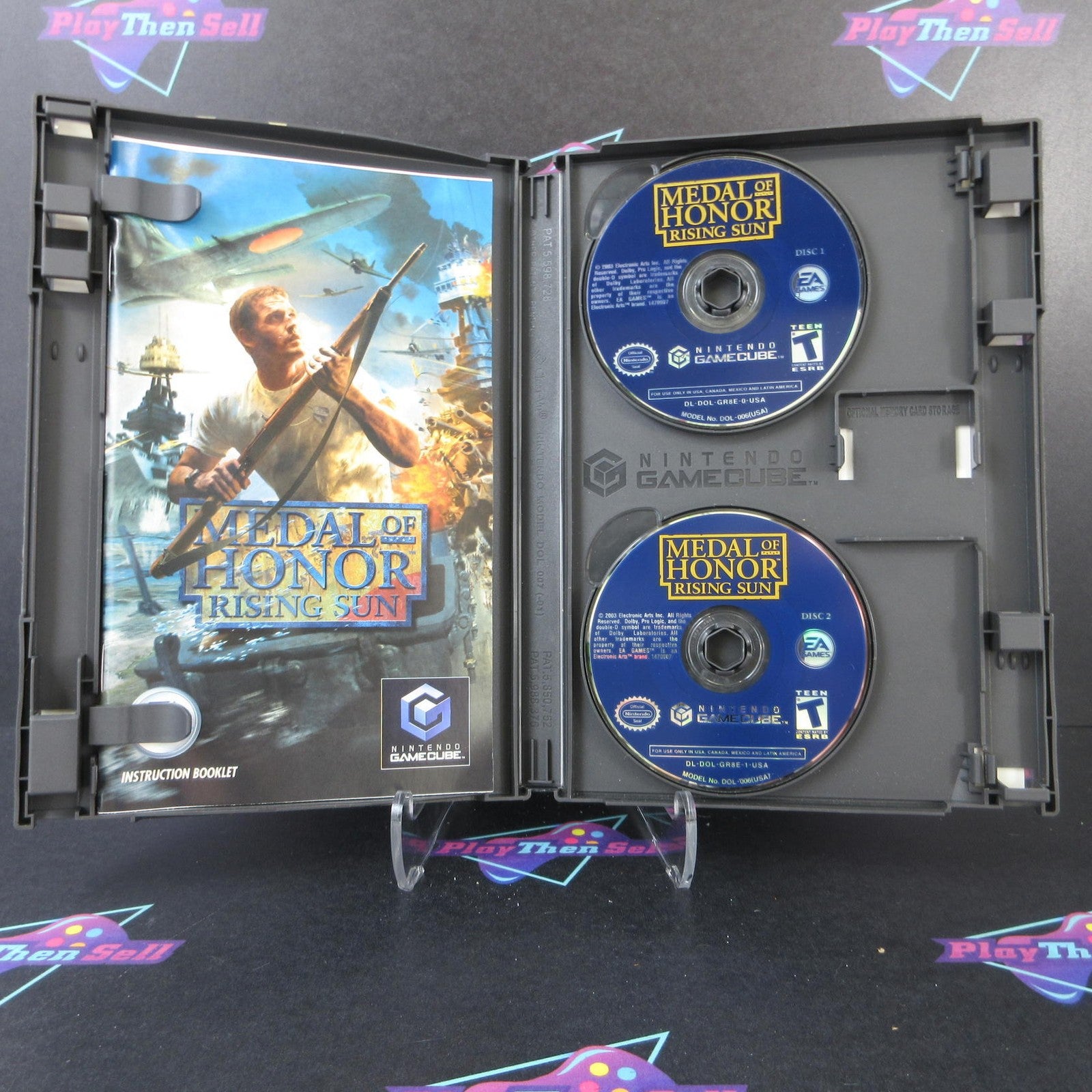 Medal of Honor Rising Sun Nintendo GameCube Complete - 1 Year Warranty EX Cond
