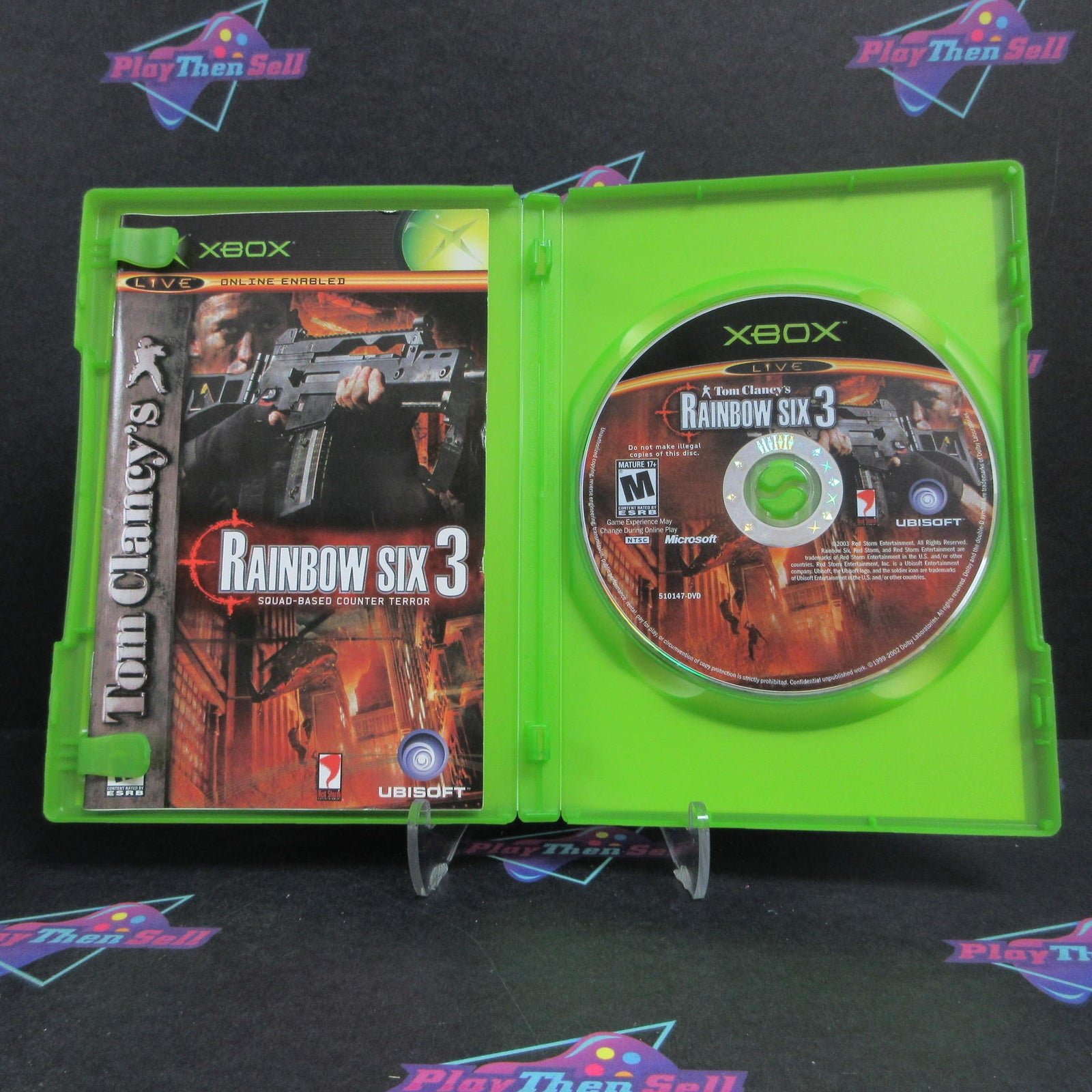 Rainbow Six 3 Squad-Based Counter Terror Xbox PH + Reg Card Complete  - 1 Year..