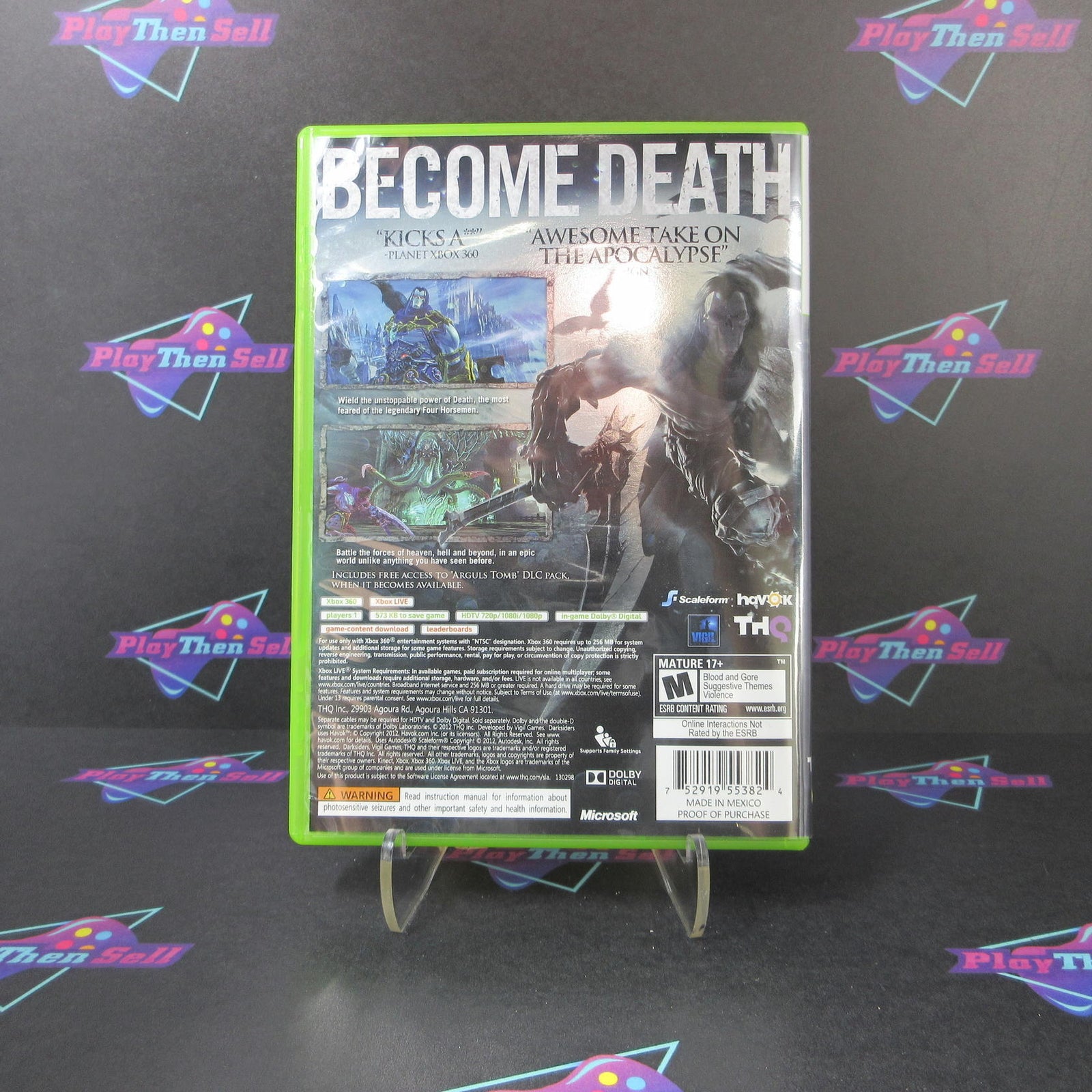 Darksiders II 2 Limited Edition Xbox 360 Complete - 1 Year Warranty EX Cond