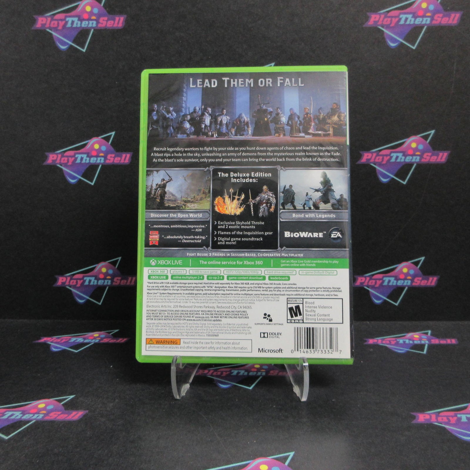 Dragon Age Inquisition Deluxe Edition Xbox 360 Complete - 1 Year Warranty VG