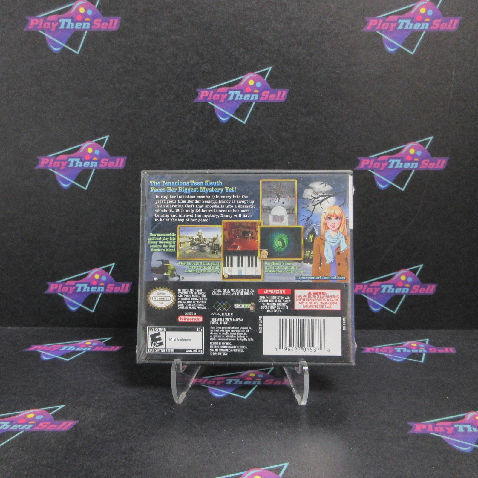 Nancy Drew The Mystery of the Clue Bender Society Nintendo DS Brand New - Sealed