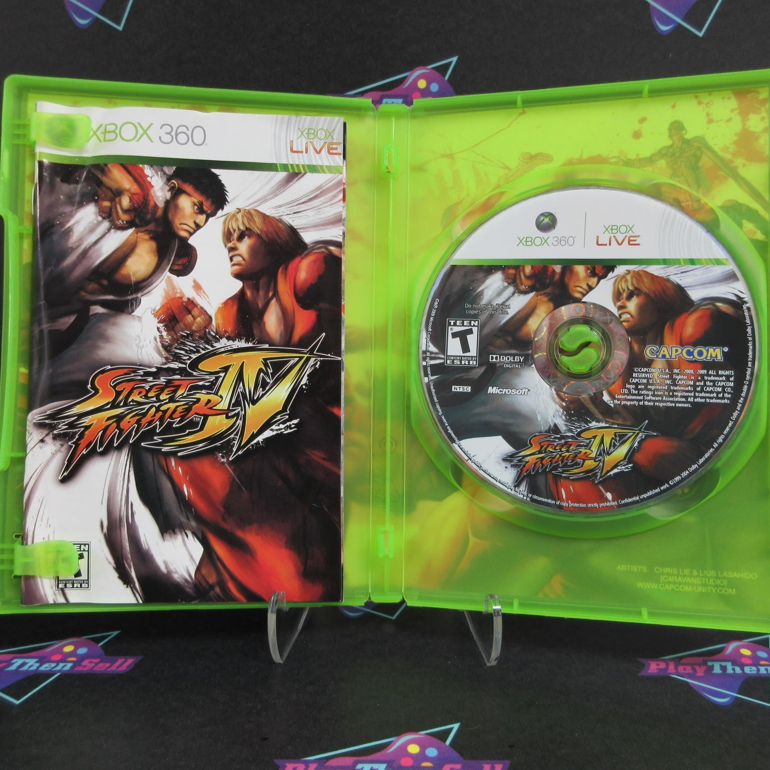 Street Fighter IV Xbox 360 Complete - 1 Year Warranty EX Cond