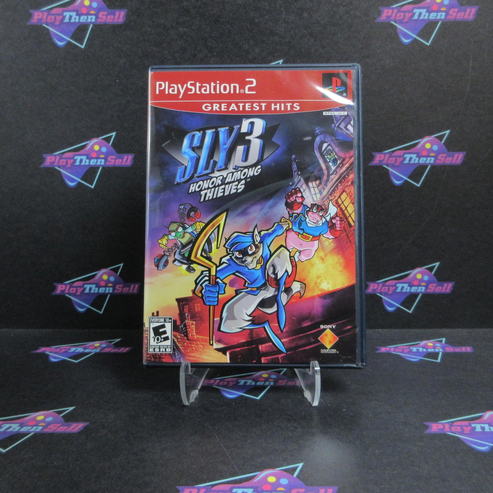 Sly 3 Honor Among Thieves PS2 PlayStation 2 GH + 3D Glasses Complete  - 1 Year..