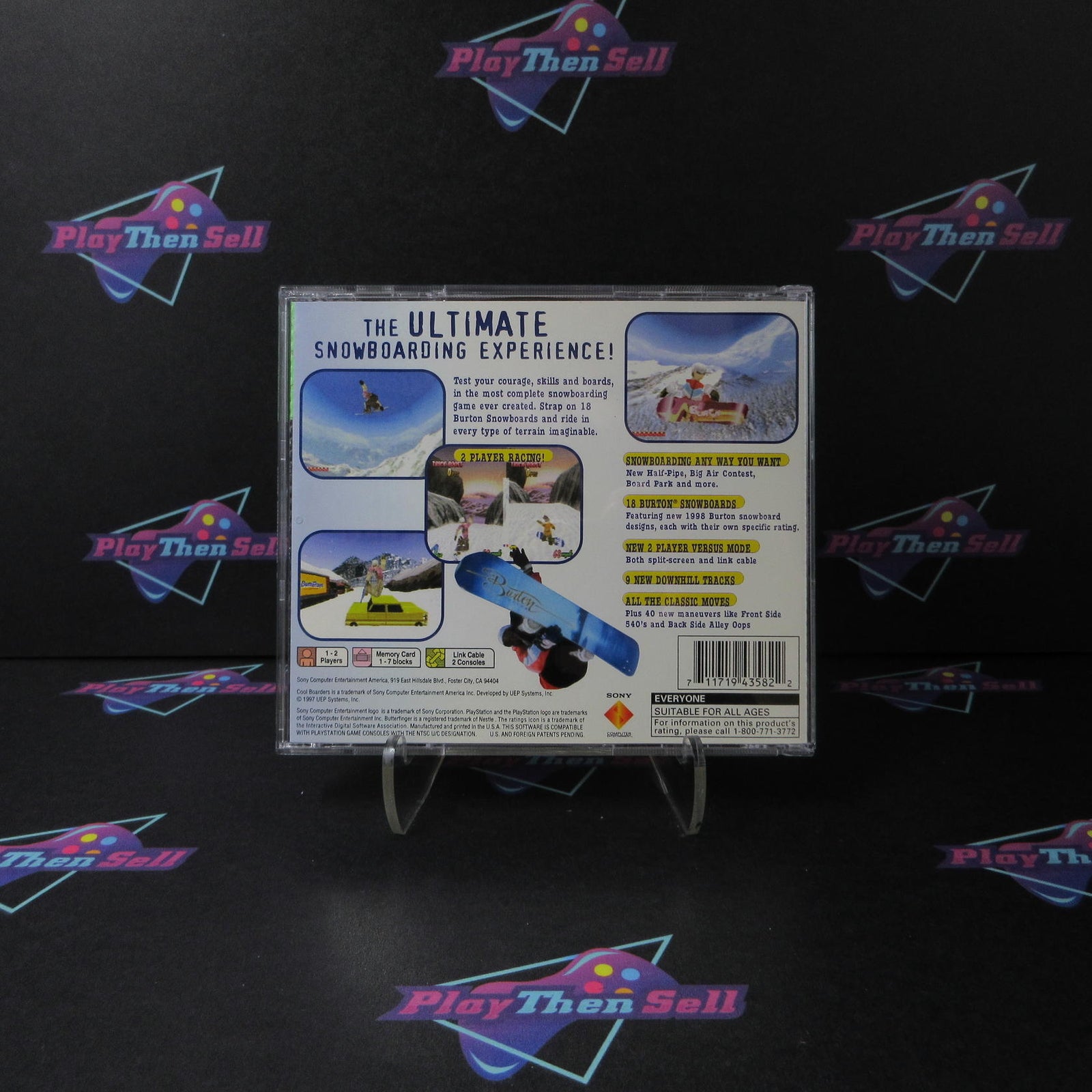 Cool Boarders 2 PS1 PlayStation 1 GH Complete - 1 Year Warranty EX Cond