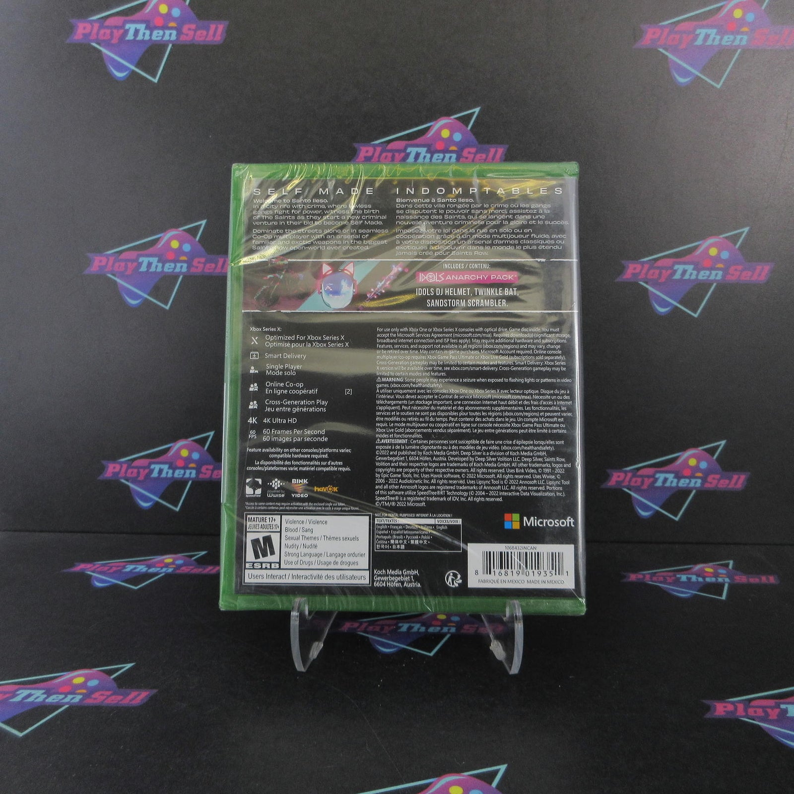 Saints Row Day One Edition Xbox Series X / Xbox One Brand New - Sealed