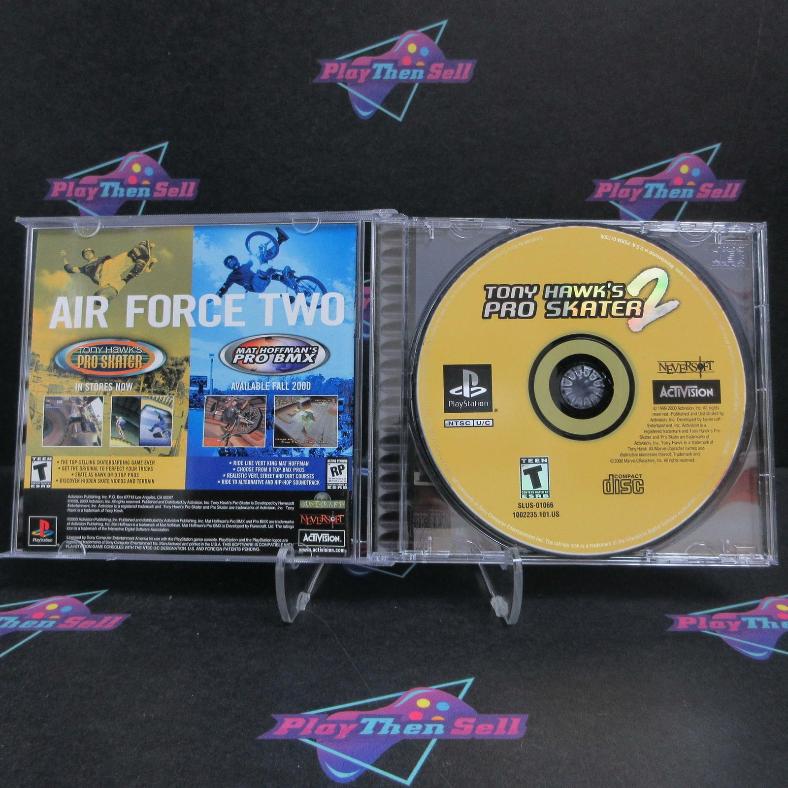 Tony Hawk's Pro Skater 2 PS1 PlayStation 1 Complete - 1 Year Warranty EX Cond