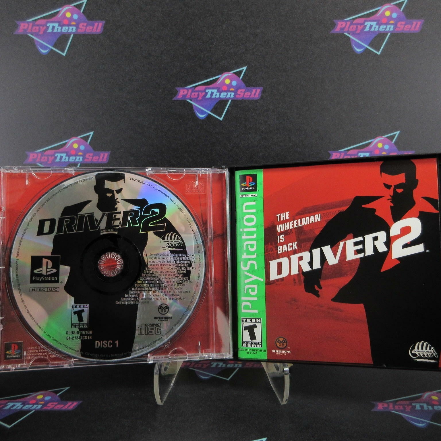 Driver 2 PS1 PlayStation 1 GH Complete - 1 Year Warranty EX Cond