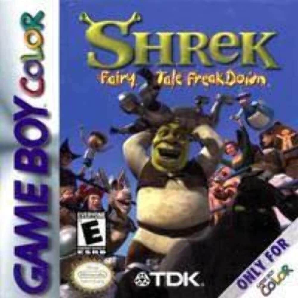 Shrek Fairy Tale Freakdown Nintendo GameBoy Color Cart Only - 1 Year Warranty VG