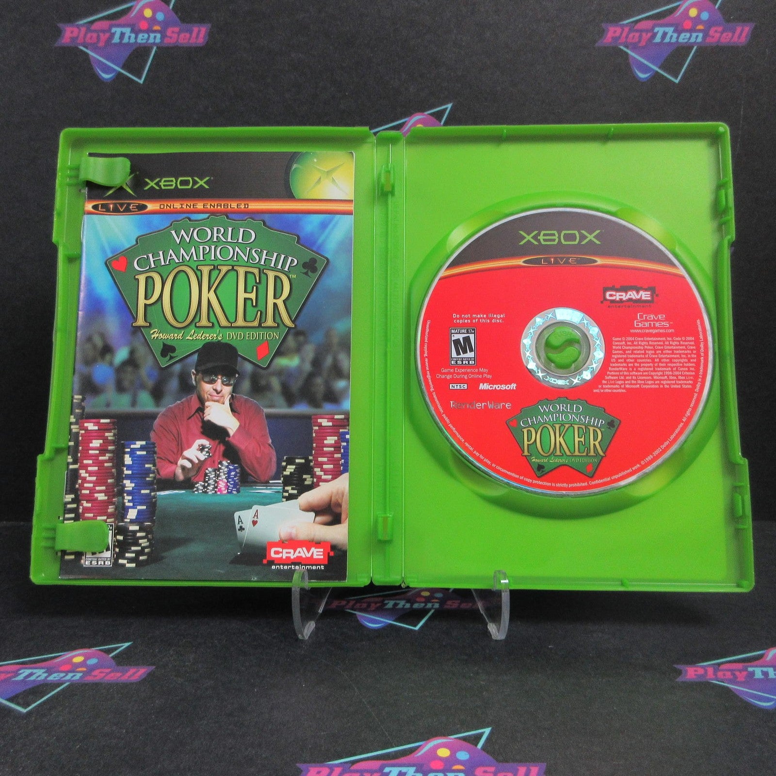 World Championship Poker DVD Edition Xbox + DVD Complete  - 1 Year Warranty EX..