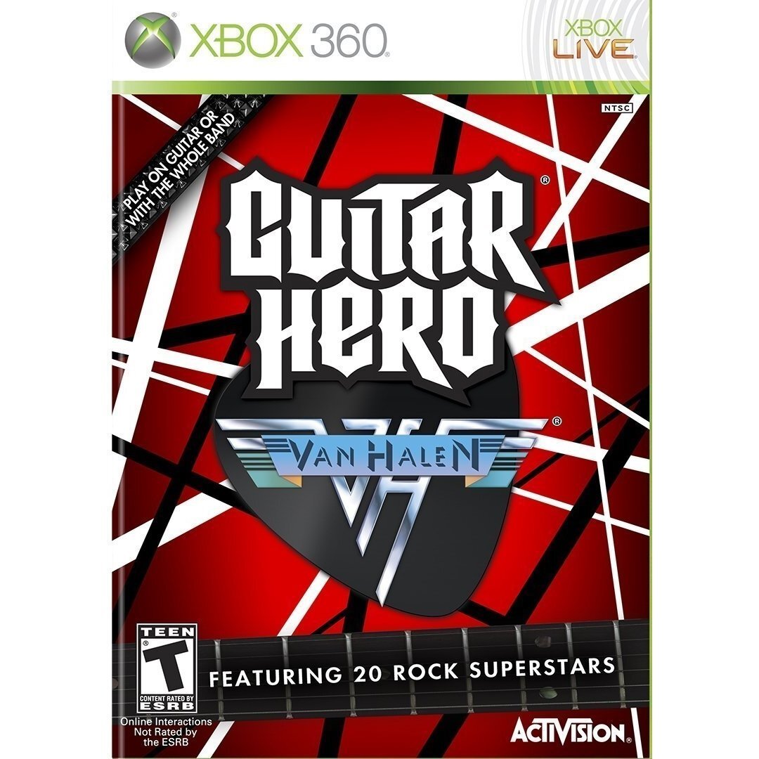 Guitar Hero Van Halen Xbox 360 Complete - 1 Year Warranty VG