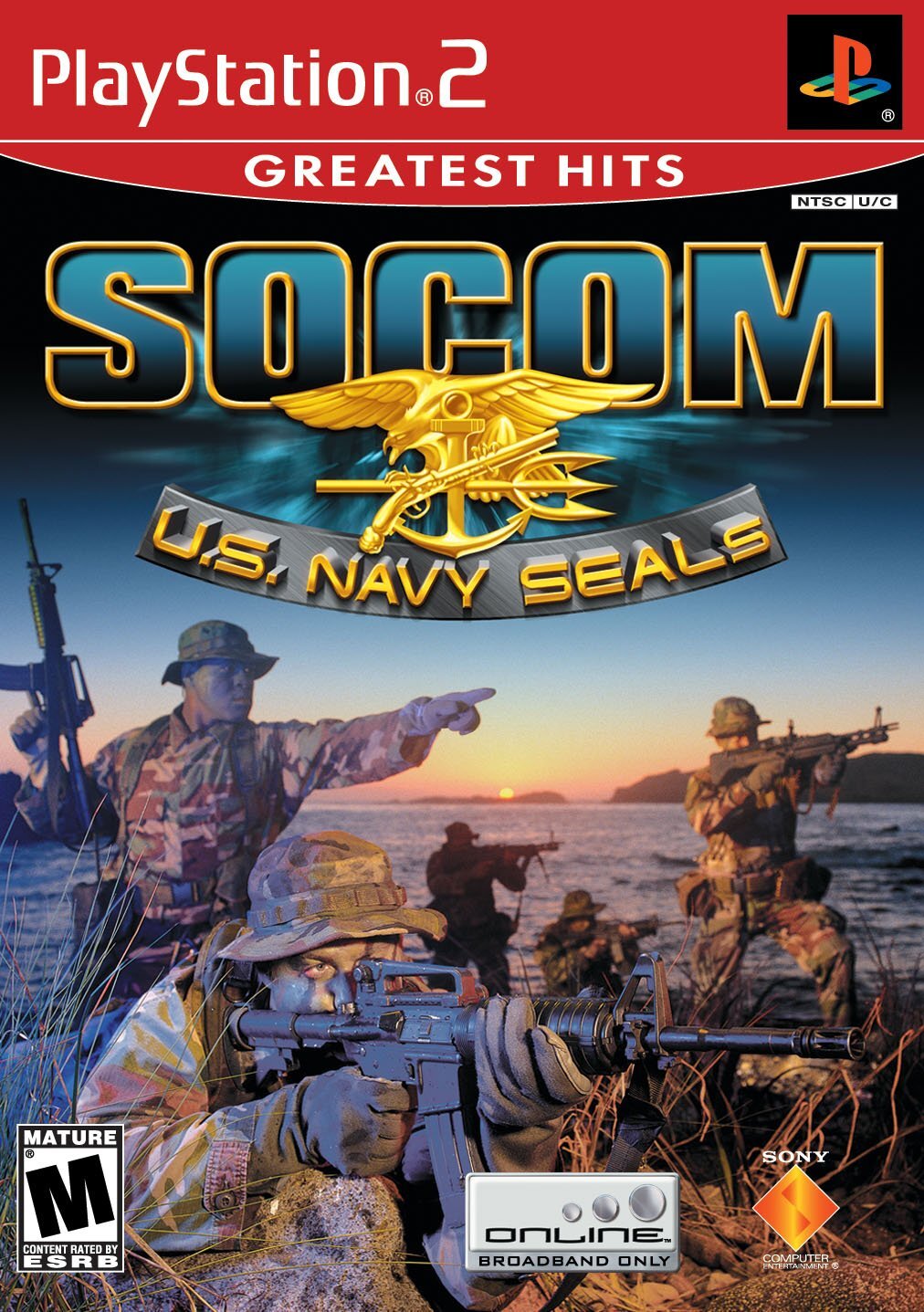 SOCOM U.S. Navy Seals PS2 PlayStation 2 GH - Complete CIB