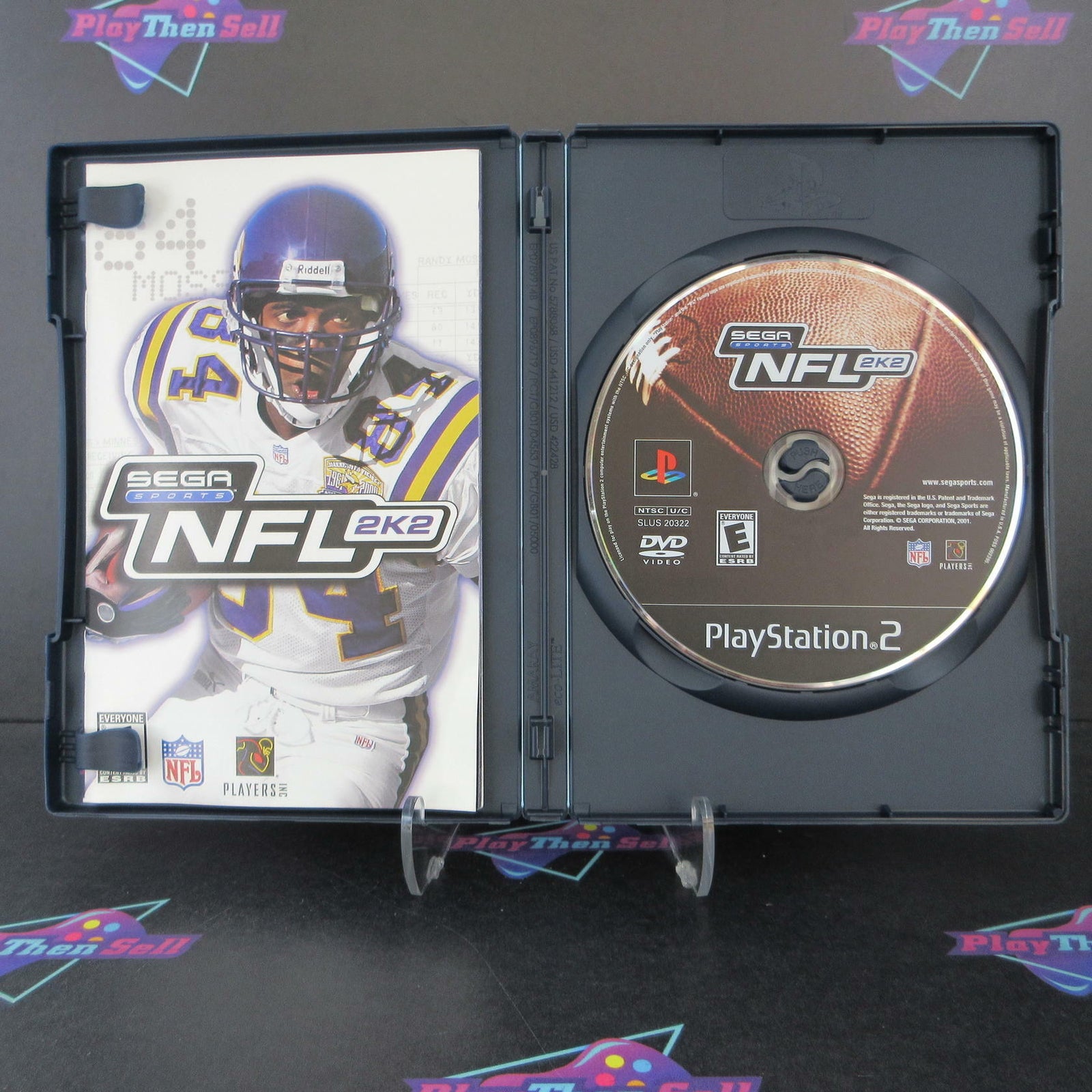 Refurbished NFL 2K2 PS2 PlayStation 2 Complete - 1 Year Warranty EX Cond