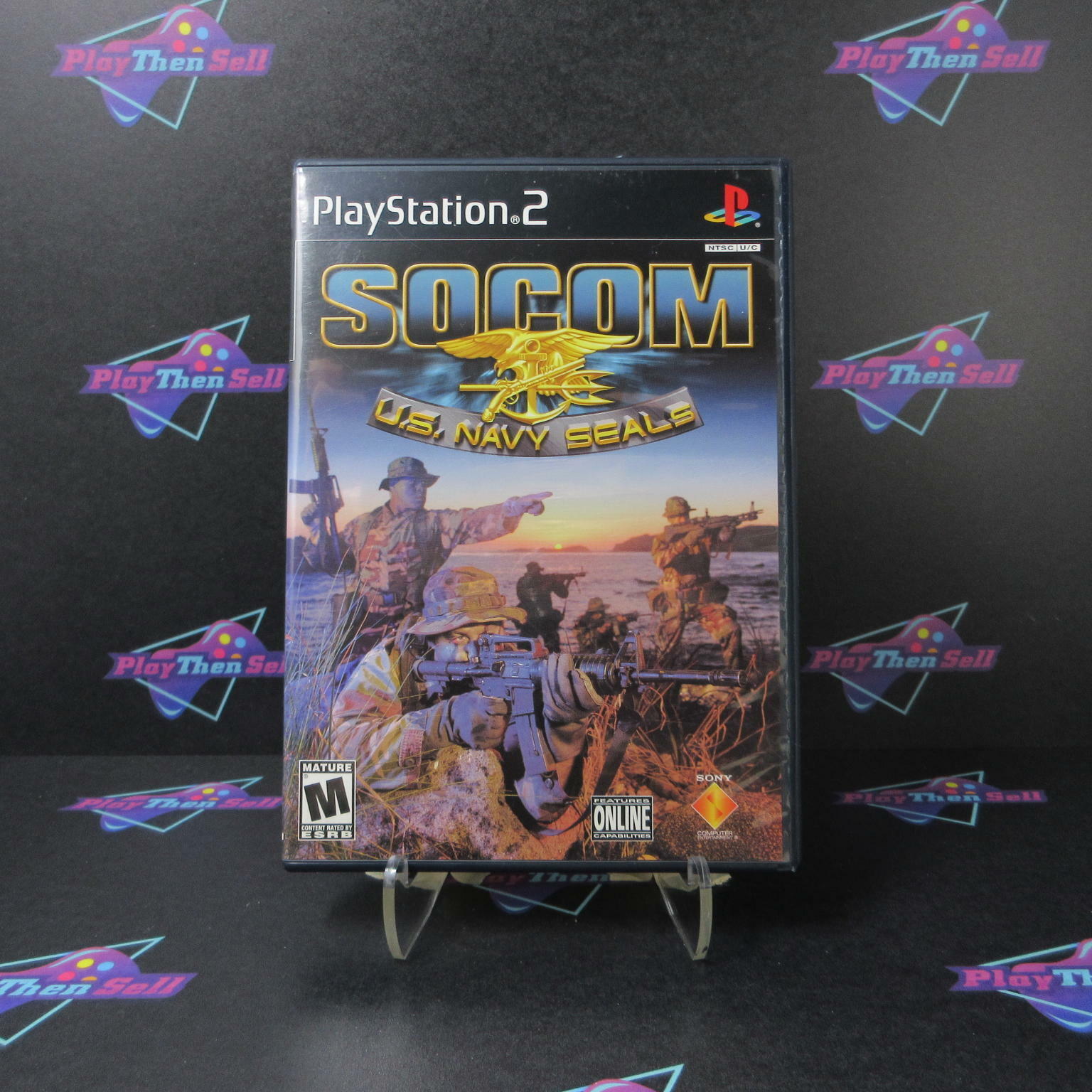 SOCOM US Navy Seals PS2 PlayStation 2 + Reg Card Complete  - 1 Year Warranty E..