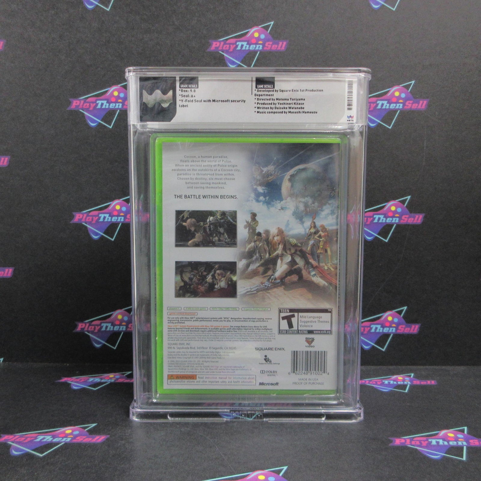 Final Fantasy XIII Xbox 360 WATA Graded 9.8 A+ Sealed Brand New - Sealed