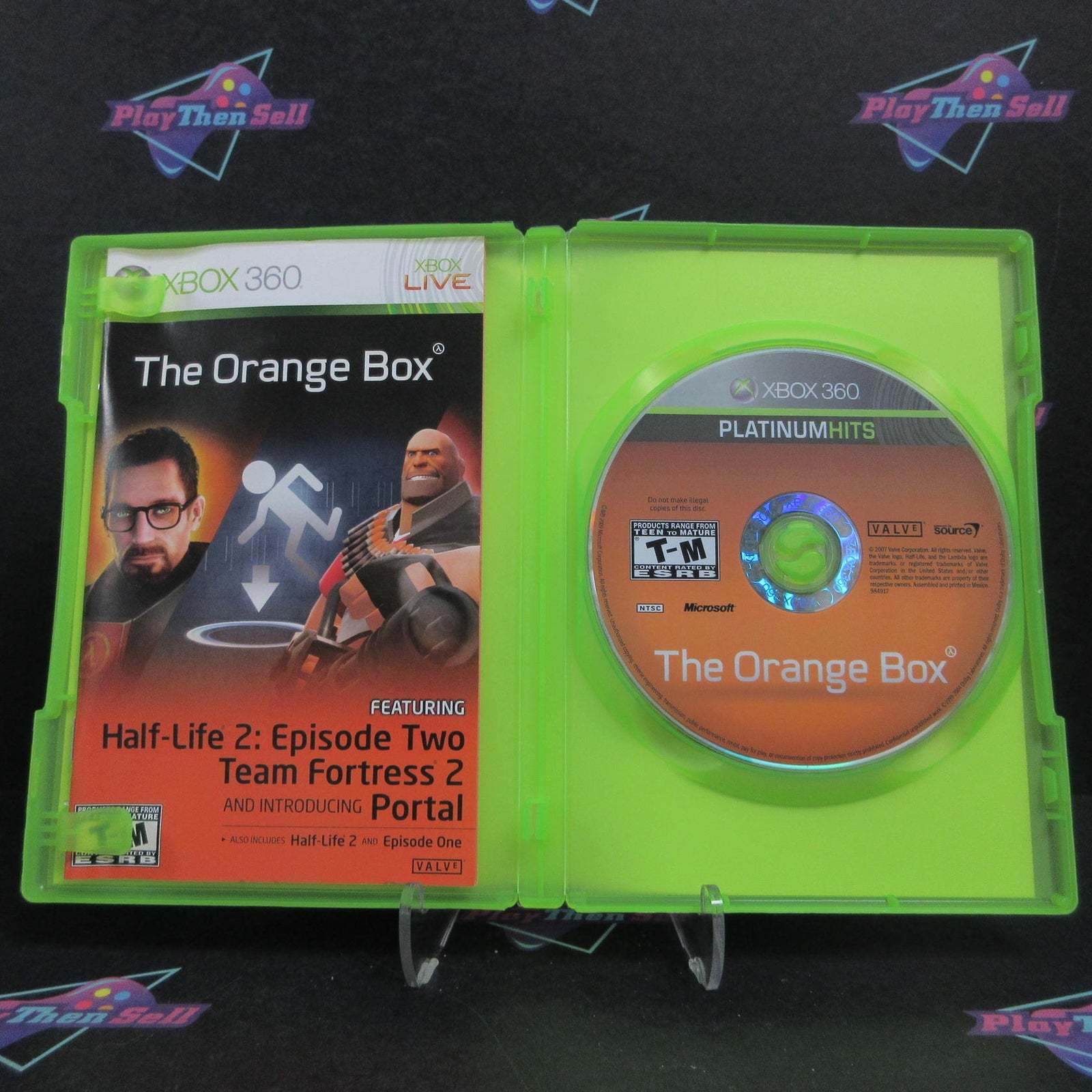 The Orange Box Xbox 360 PH Complete - 1 Year Warranty EX Cond