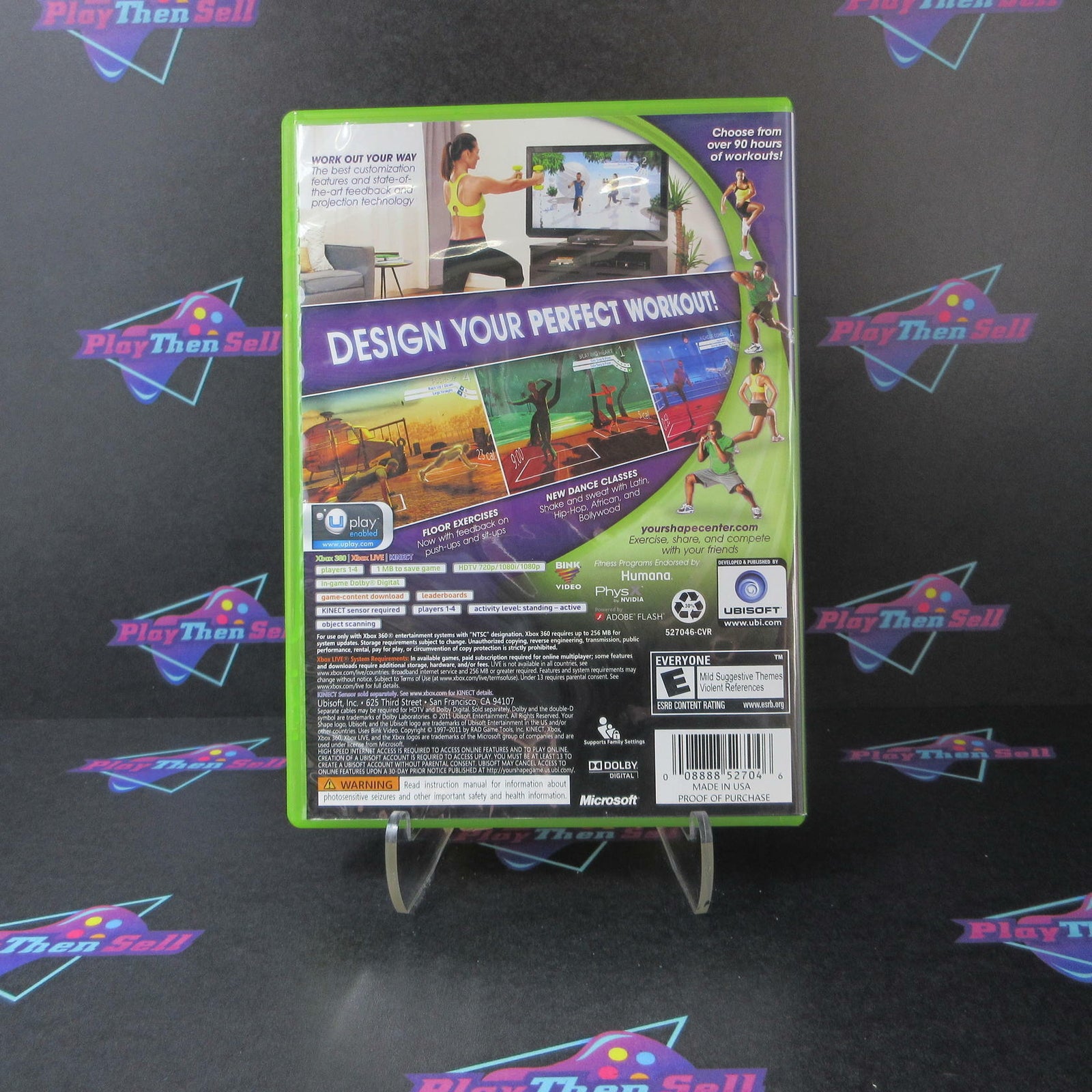 Your Shape Fitness Evolved 2012 Xbox 360 PH Disc Complete  - 1 Year Warranty E..