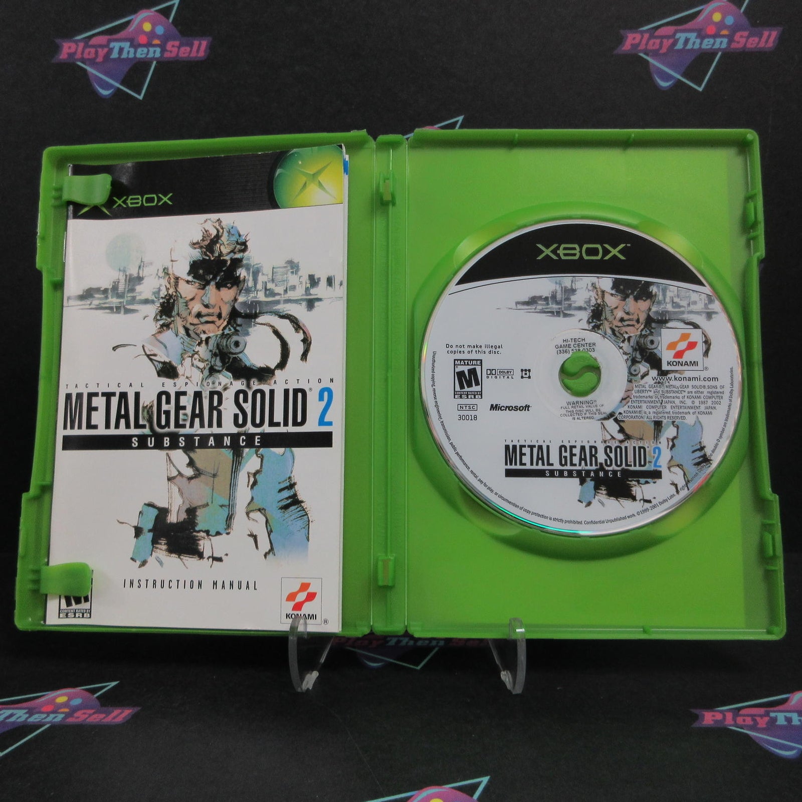 Metal Gear Solid 2 Substance Xbox DD Complete - 1 Year Warranty EX Cond