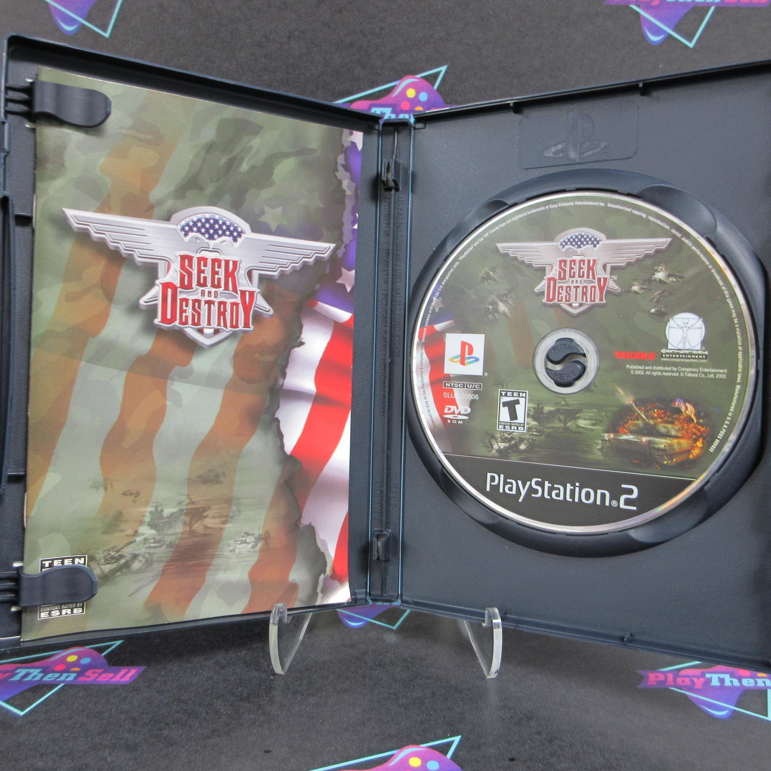 Seek and Destroy PS2 PlayStation 2 Complete - 1 Year Warranty EX Cond