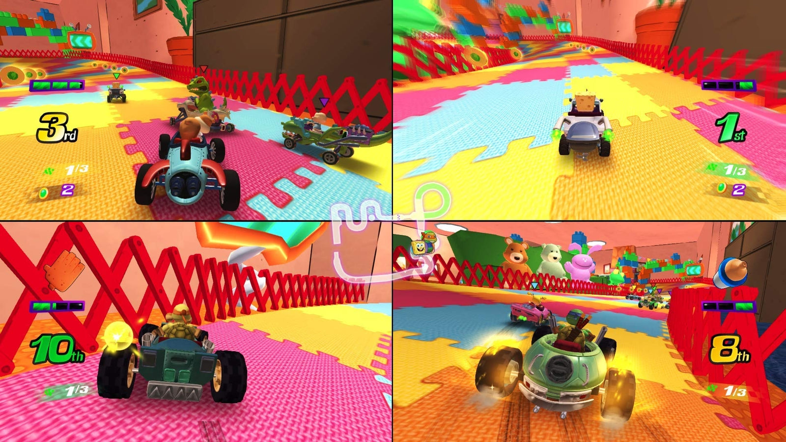 Nickelodeon Kart Racers PS4 PlayStation 4 Complete - 1 Year Warranty VG