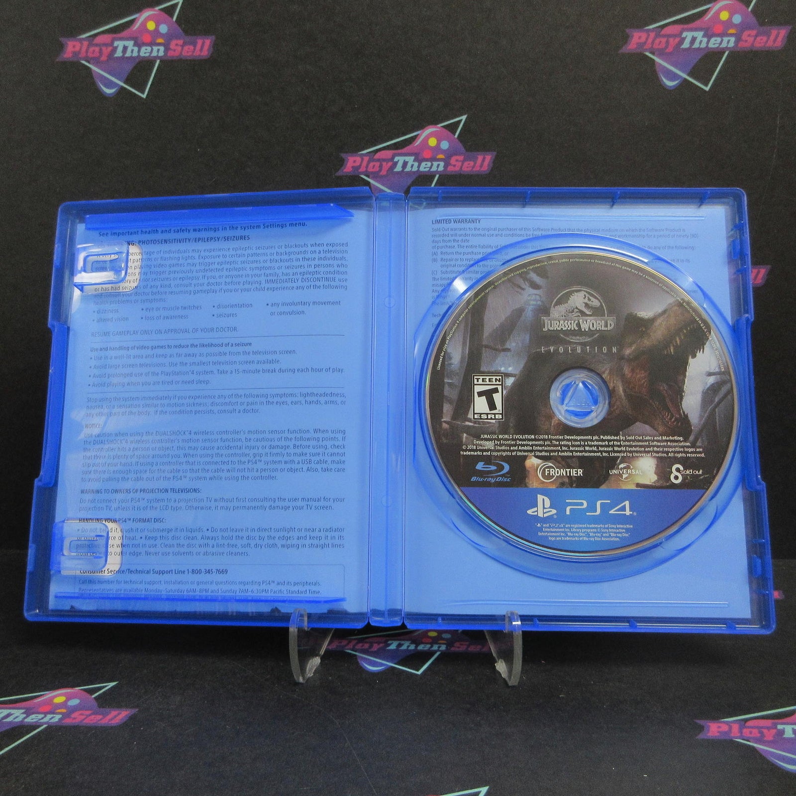Jurassic World Evolution PS4 PlayStation 4 - 1 Year Warranty VG