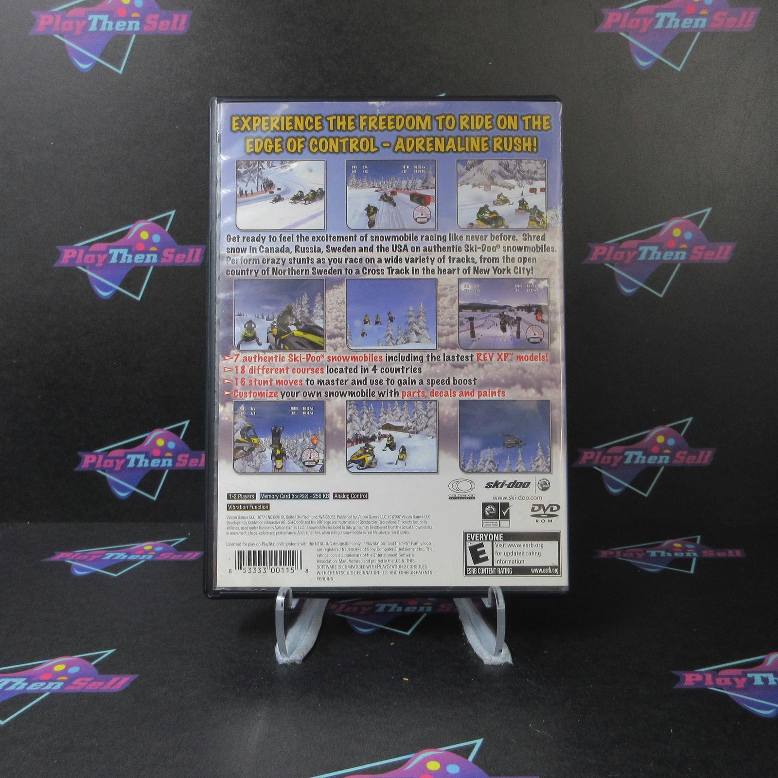 Ski-Doo Snow Racing PS2 PlayStation 2 Complete - 1 Year Warranty VG