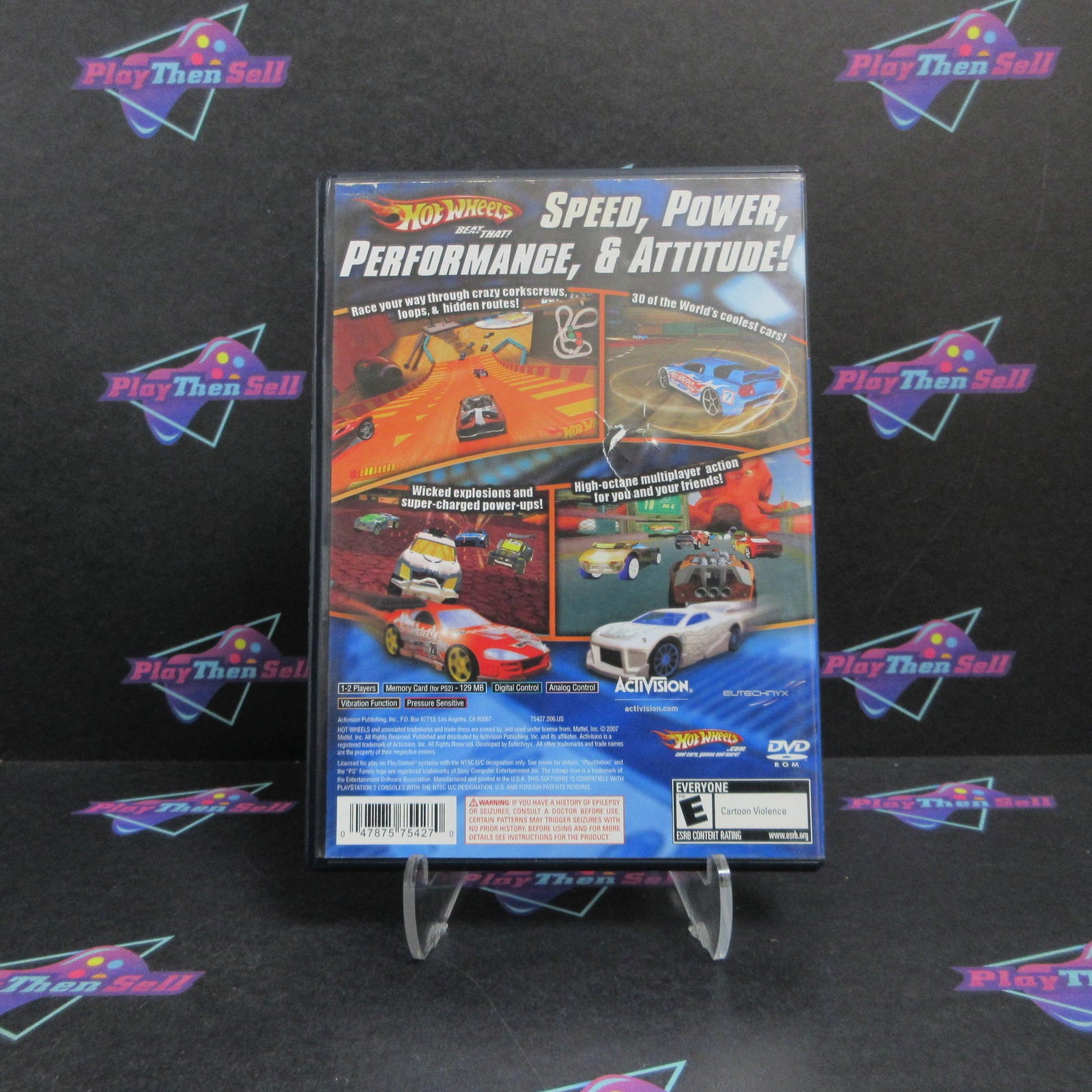 Hot Wheels Beat That PS2 PlayStation 2 Complete - 1 Year Warranty VG