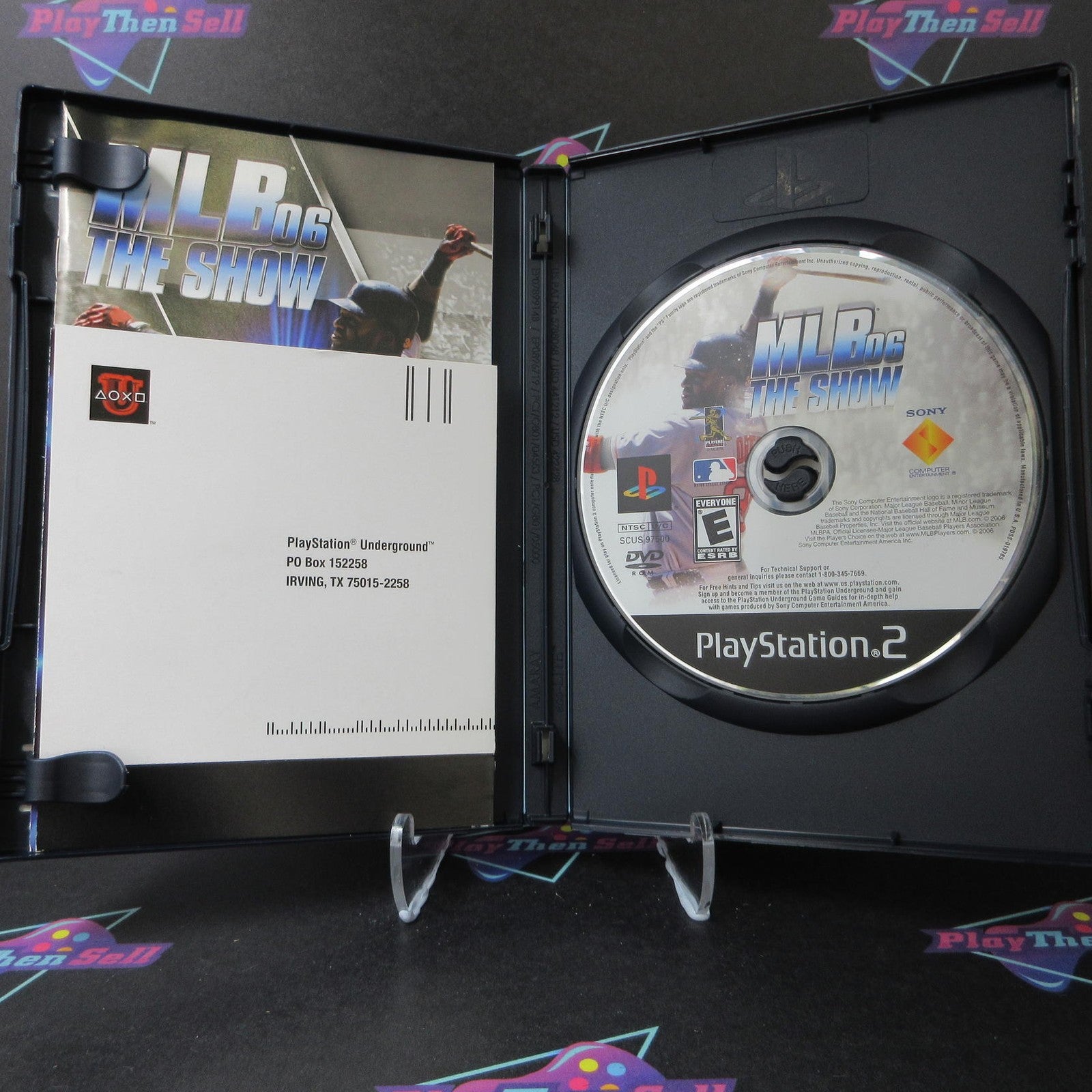 MLB 06 The Show PS2 PlayStation 2 + Reg Card Complete - 1 Year Warranty EX Cond