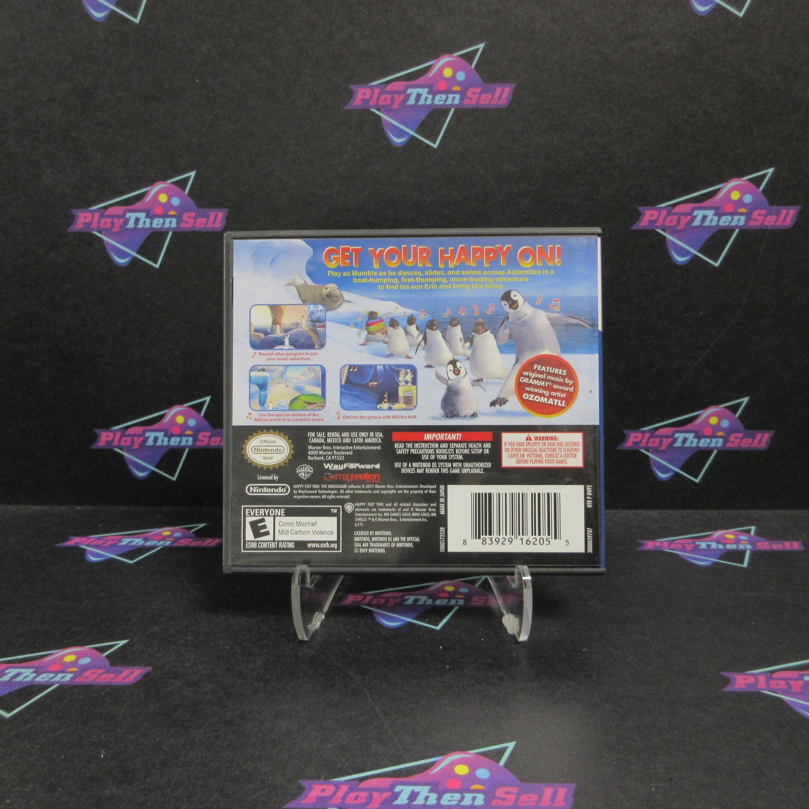 Happy Feet Two The Videogame Nintendo DS AD Complete CIB - (See Pics)