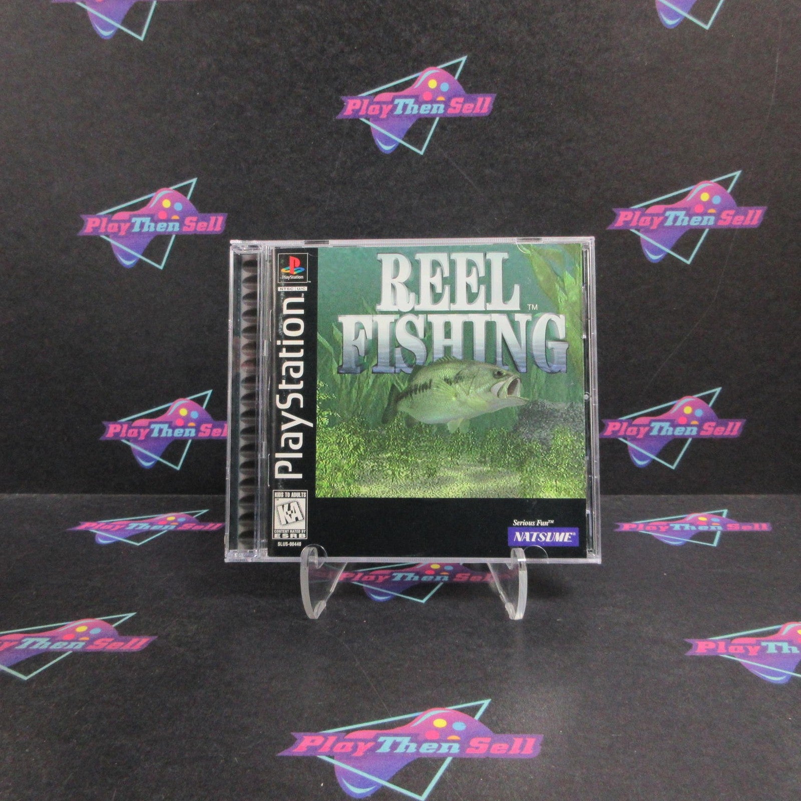 Reel Fishing PS1 PlayStation 1 + Reg Card Complete - 1 Year Warranty EX Cond