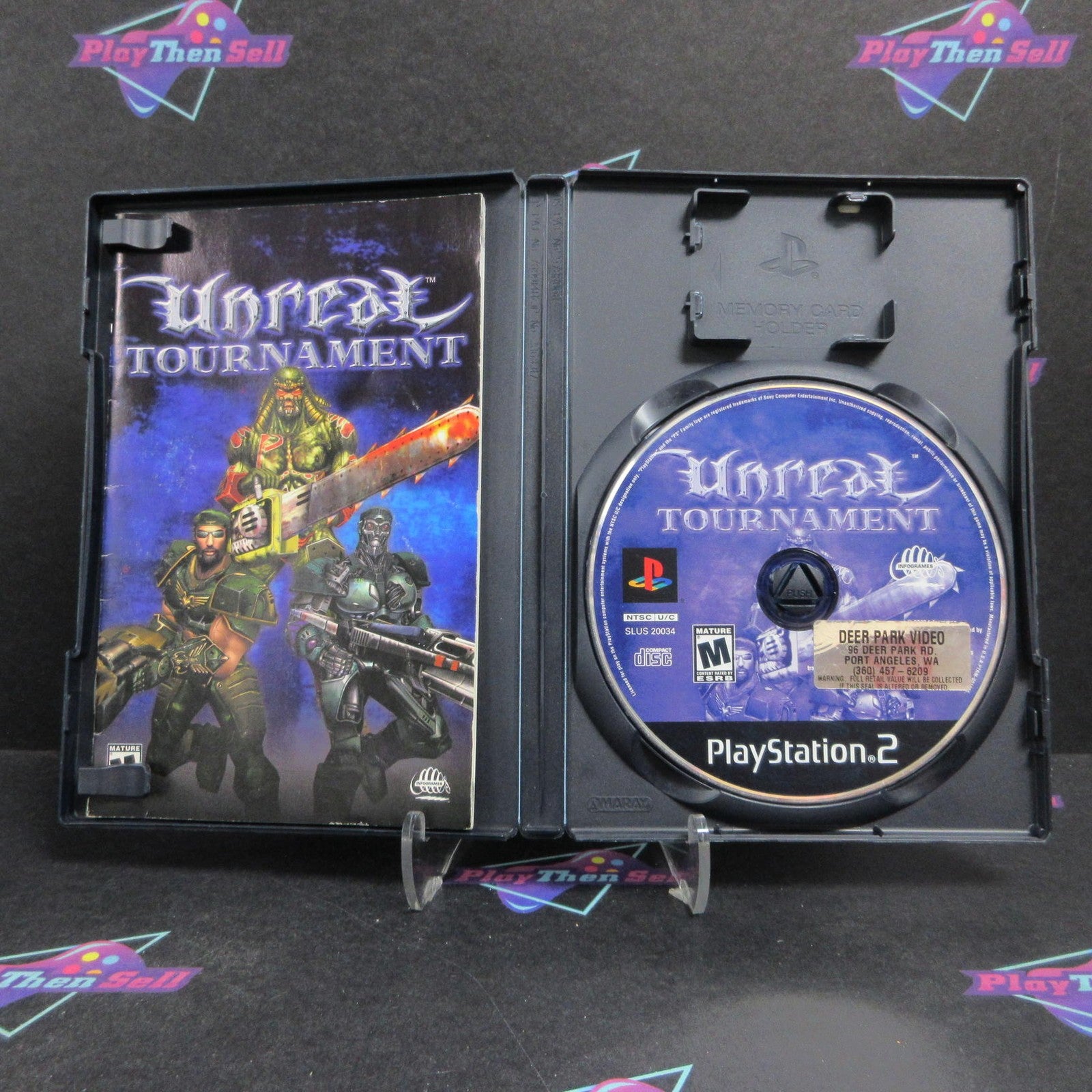 Unreal Tournament PS2 PlayStation 2 Complete - 1 Year Warranty VG