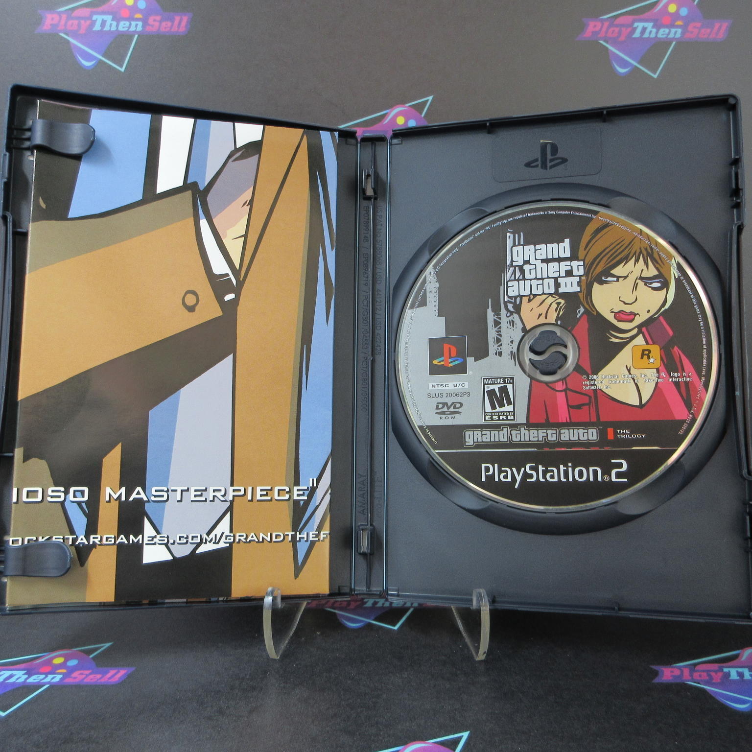 Grand Theft Auto III 3 Trilogy PS2 PlayStation 2 + Map Complete  - 1 Year Warr..