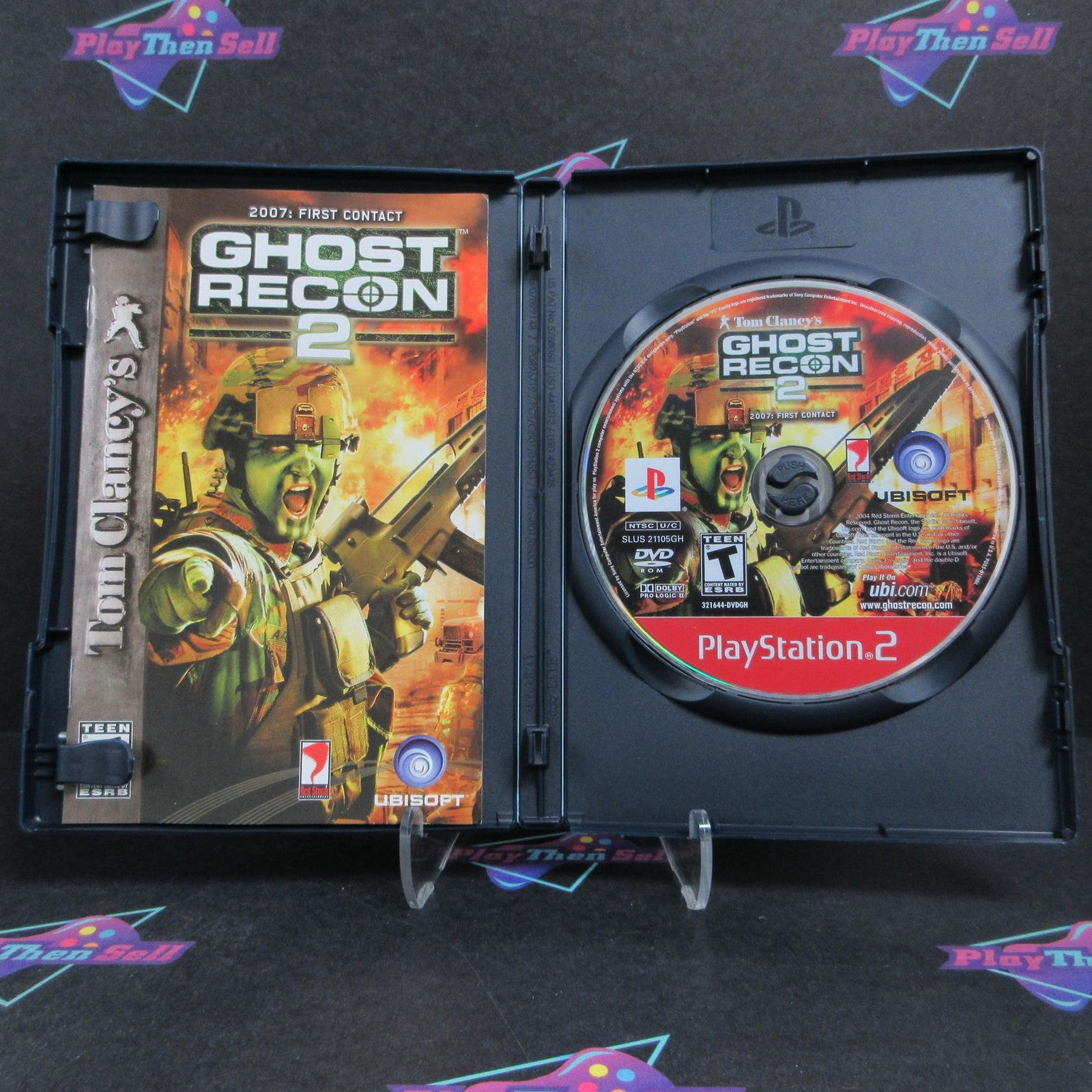 Tom Clancy's Ghost Recon 2 First Contact PS2 PlayStation 2 GH +Reg Card Comple..