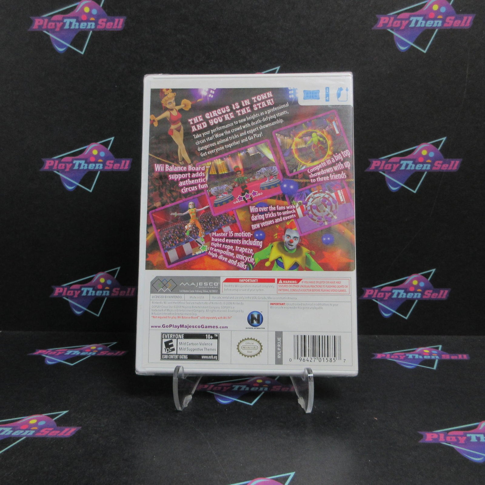 Go Play Circus Star Nintendo Wii Brand New - Sealed