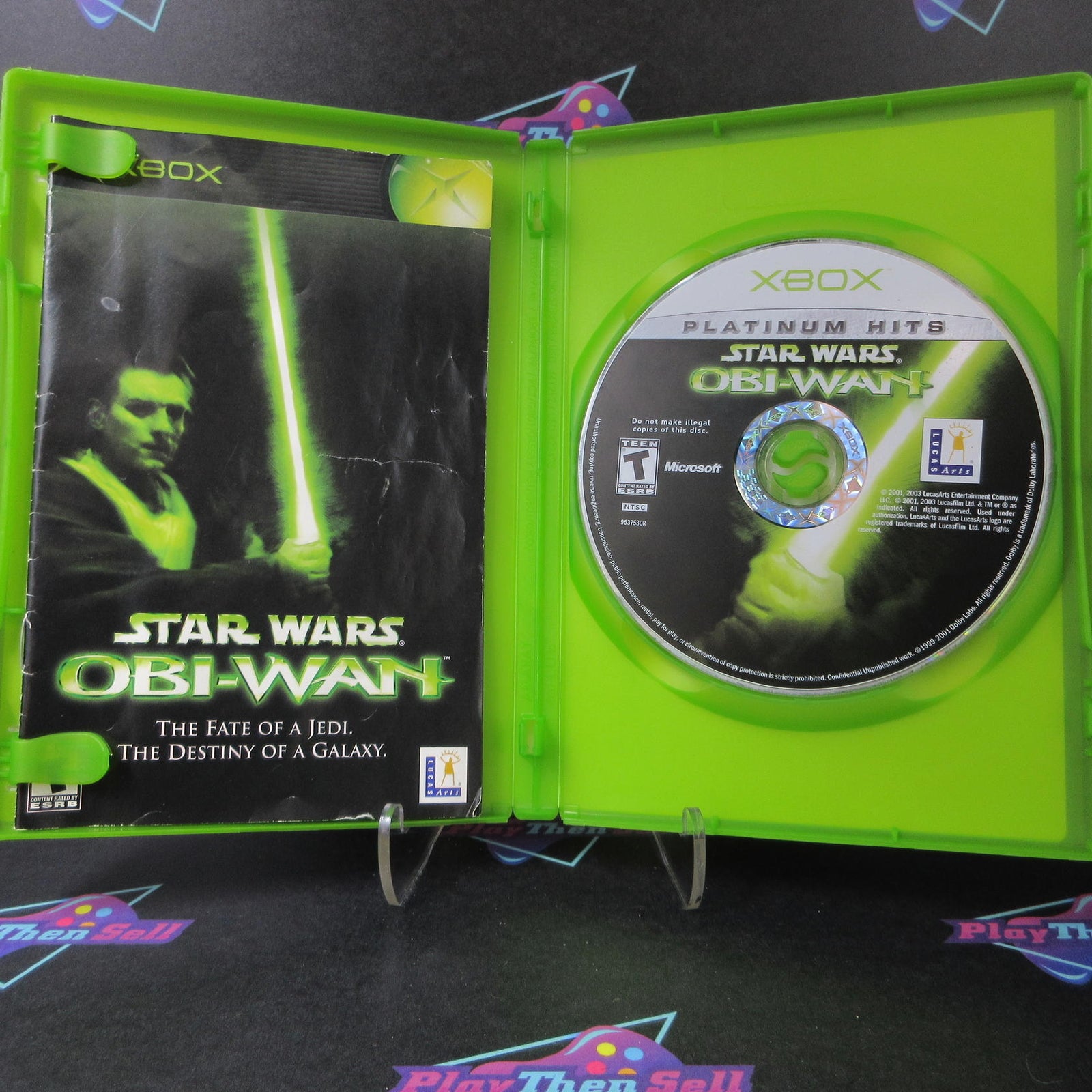 Star Wars Obi Wan Platinum Hits Xbox Complete - 1 Year Warranty VG