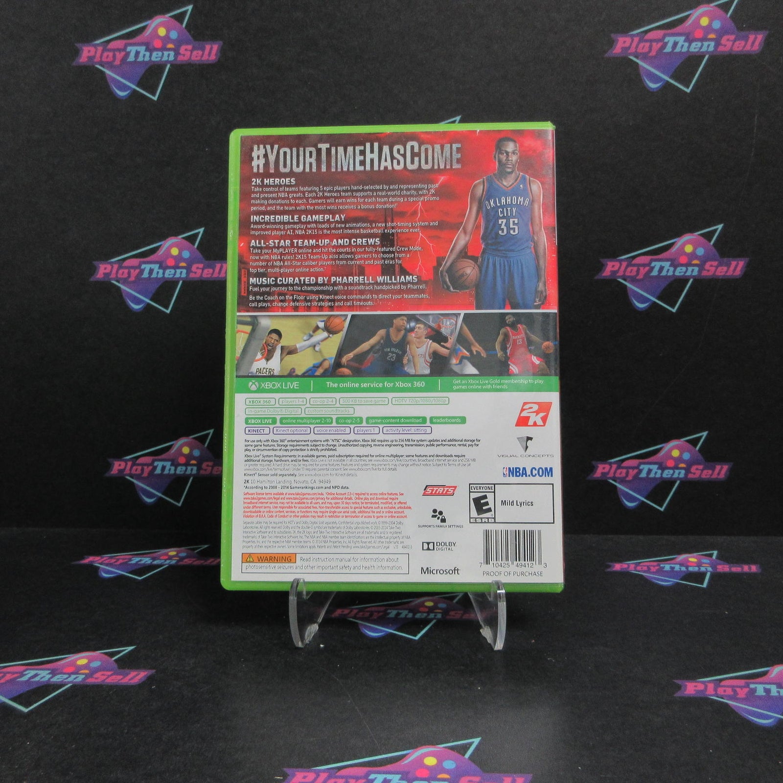 NBA 2K15 Xbox 360 DD/NM - (See Pics)