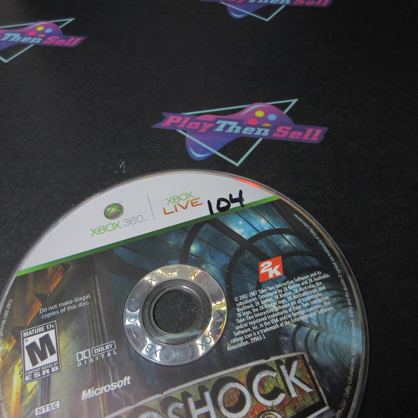 Bioshock Xbox 360 - 1 Year Warranty VG