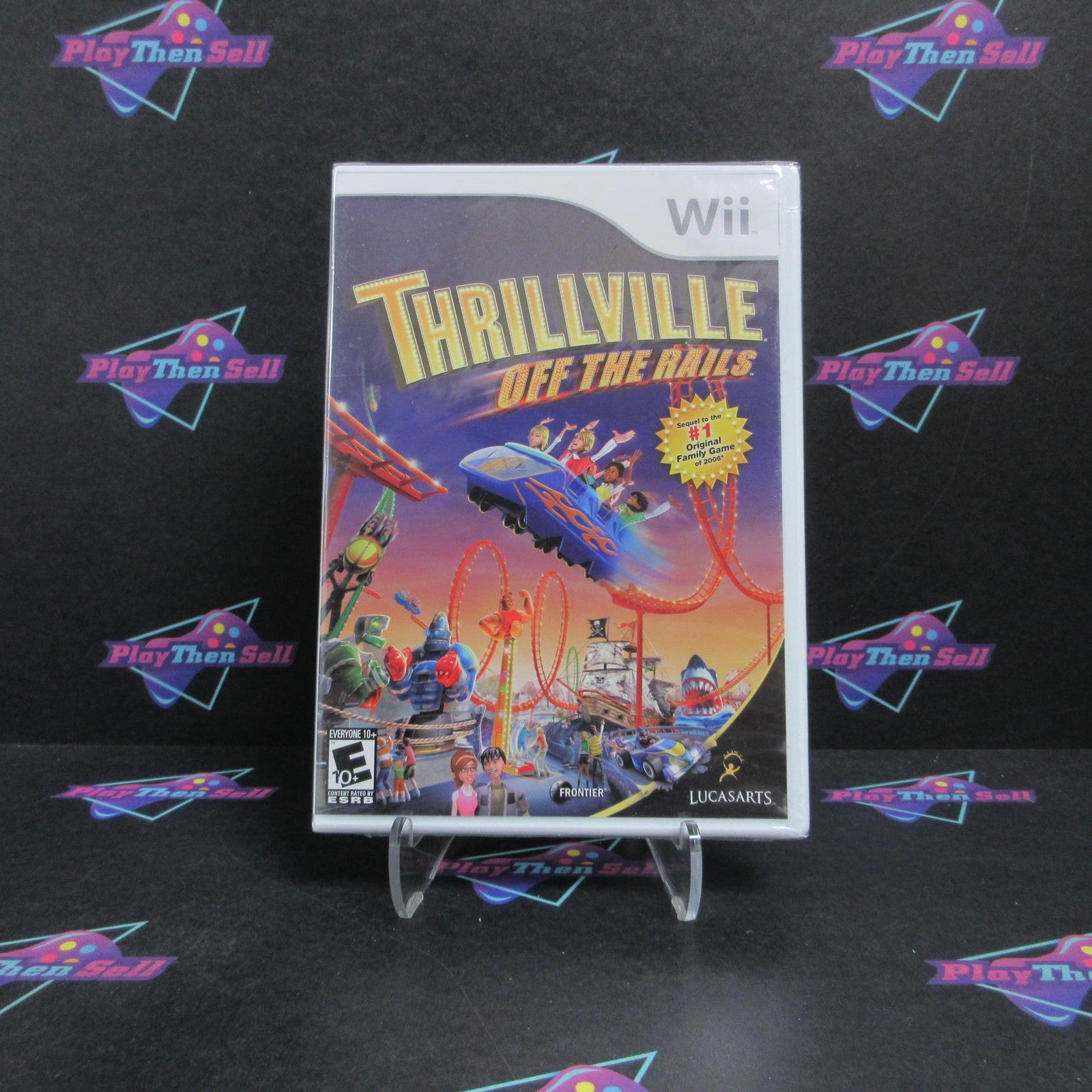 Thrillville Off the Rails Nintendo Wii Brand New - Sealed