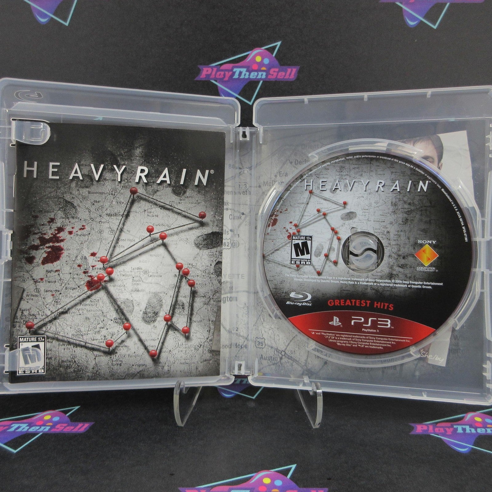 Heavy Rain PS3 PlayStation 3 GH Complete - 1 Year Warranty EX Cond