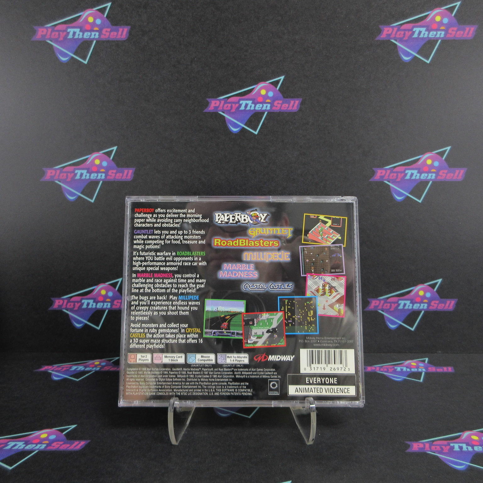 Arcades Greatest Hits The Atari Collection Volume 2 PS1 + Reg - Complete CIB