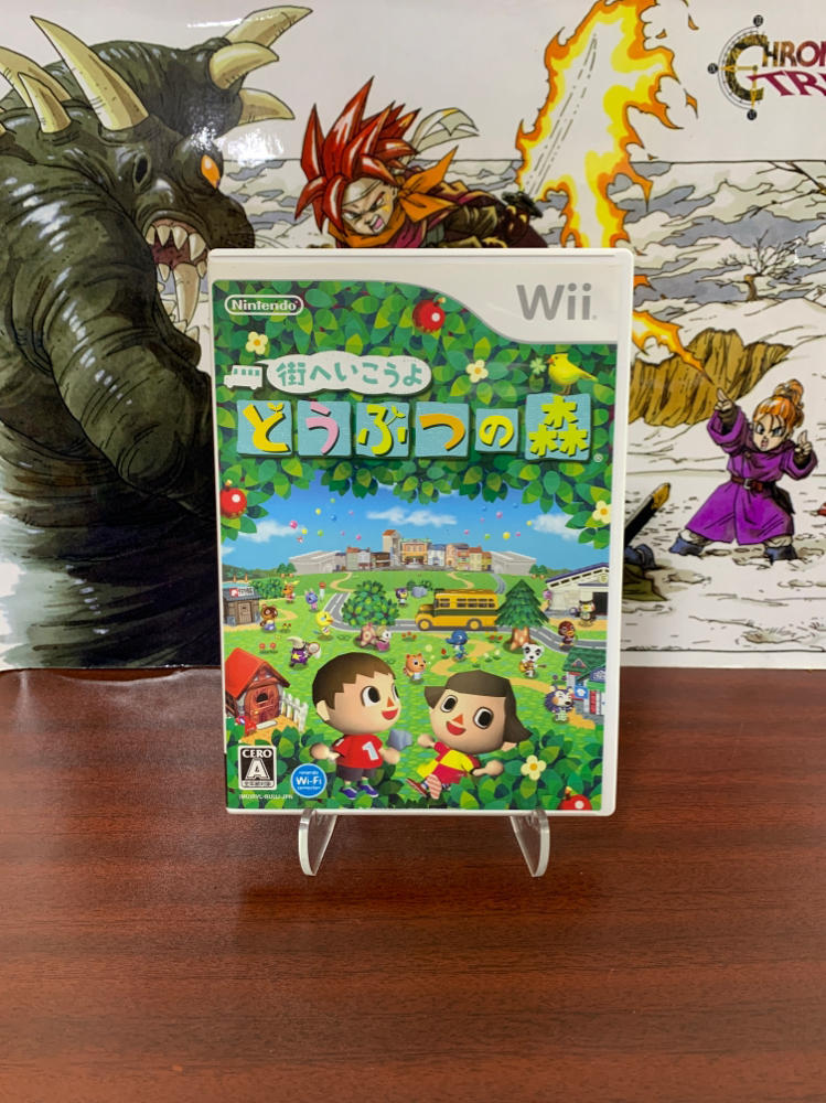 Animal Crossing Nintendo Wii + Wii Speak Japanese - Japan Import (See Pics)