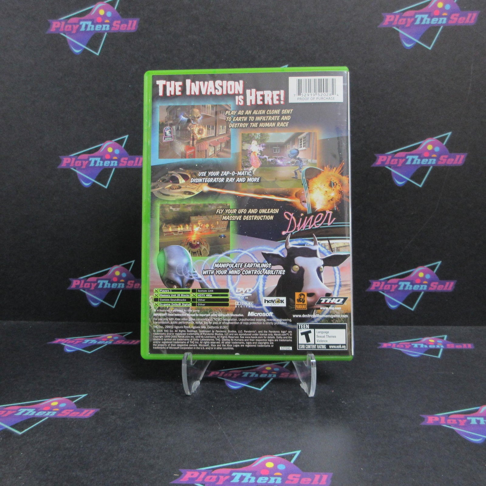 Destroy All Humans Xbox PH Complete - 1 Year Warranty EX Cond