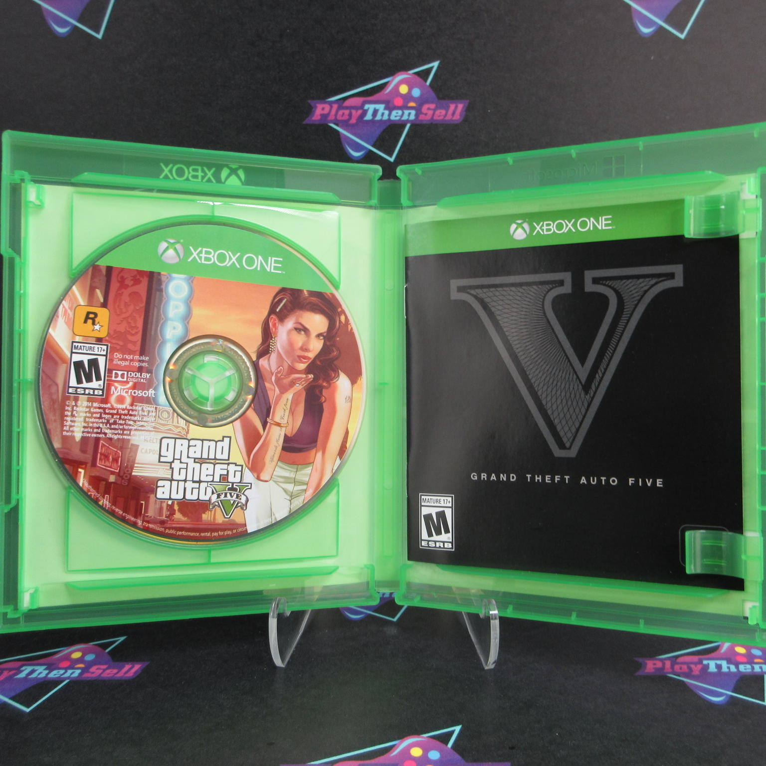 Grand Theft Auto V 5 Xbox One + Map Complete - 1 Year Warranty EX Cond